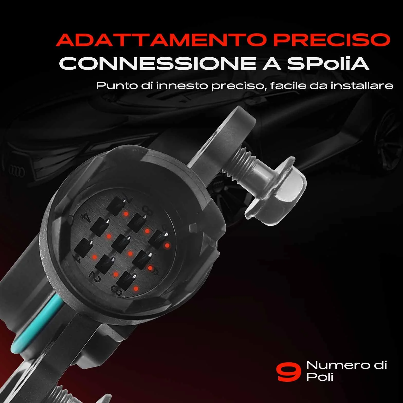 Sensorshop24 -Sensore per albero della valvola variabile per C3 C4 II DS3 5008 508 308 RCZ Berlingo Multispace Partner Tepee 207 208 DS4 C5 III 2008 I 3008 Partner 2006-2020