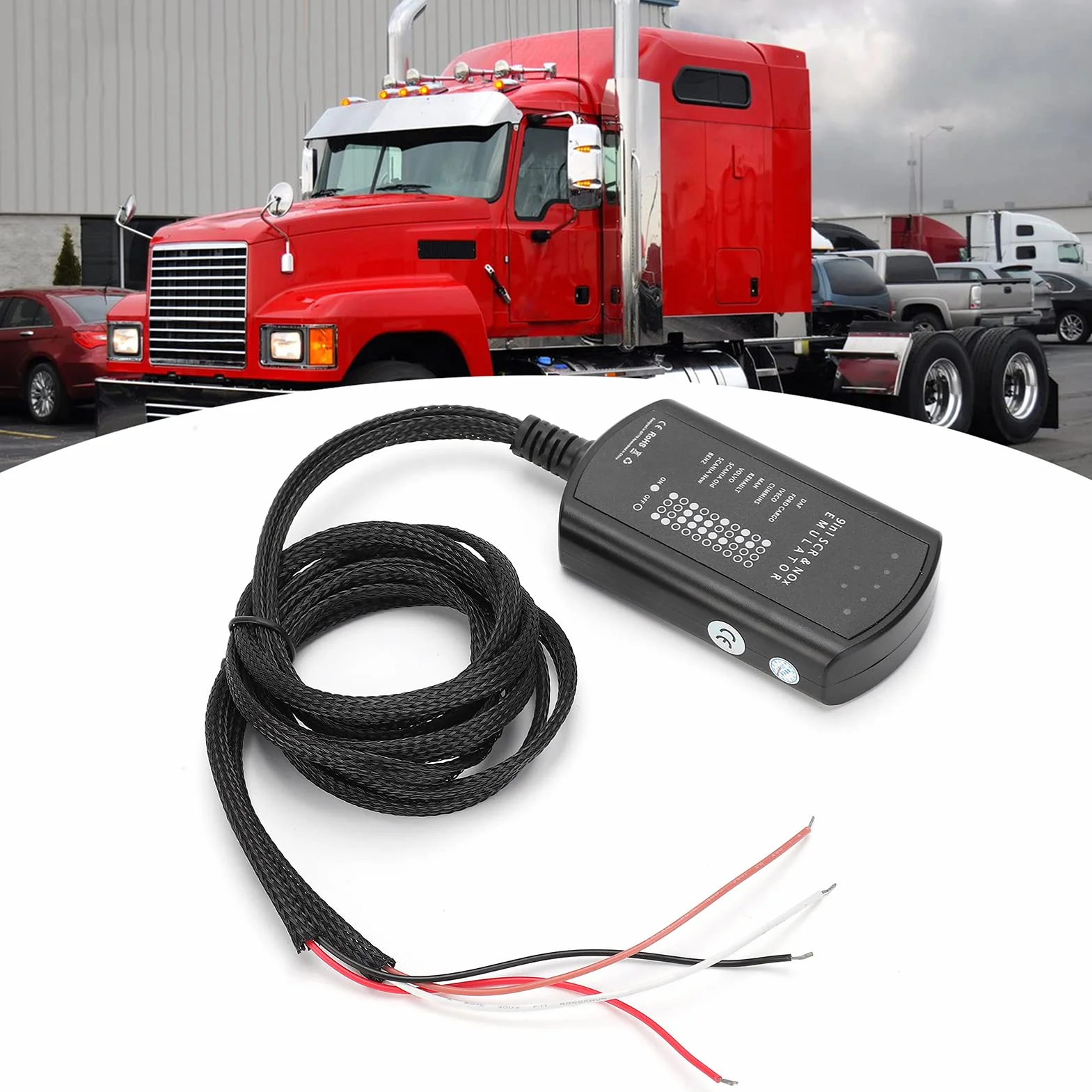 Kit scatola emulatore strumento diagnostico per camion 9-in-1 veicoli pesanti