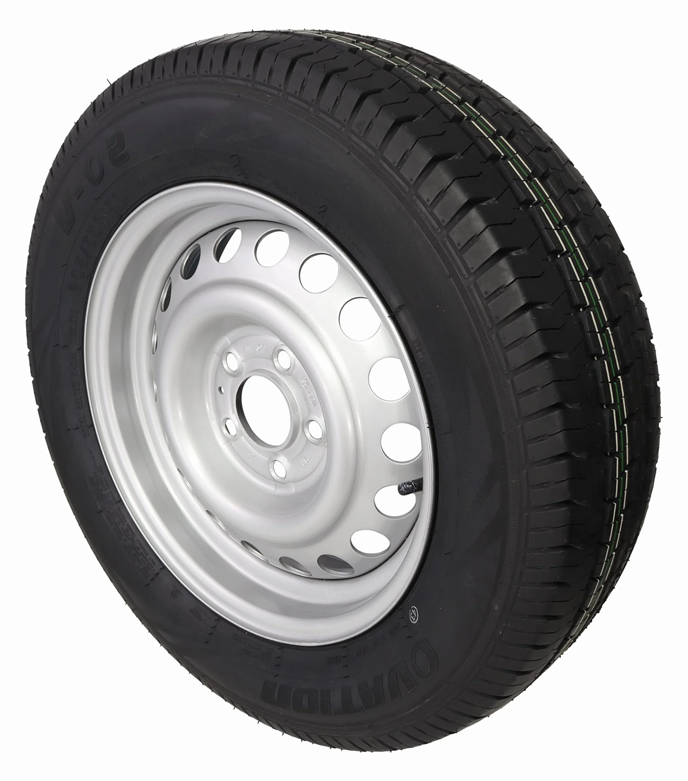 Rimorchio completo per ruota 205/65 R 15 C 112 x 5 5,5 J 850 kg per roulotte Knaus Caravan