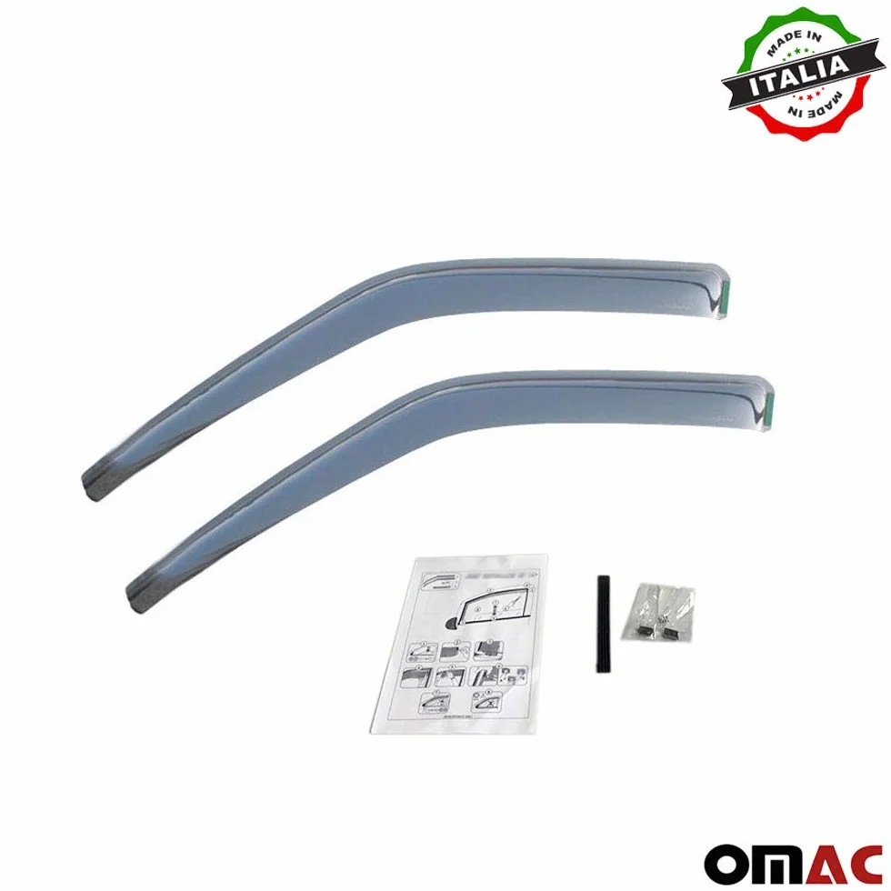 Deflettore antivento compatibile con Mercedes Sprinter W906 2006-2019 acrilico scuro 2X