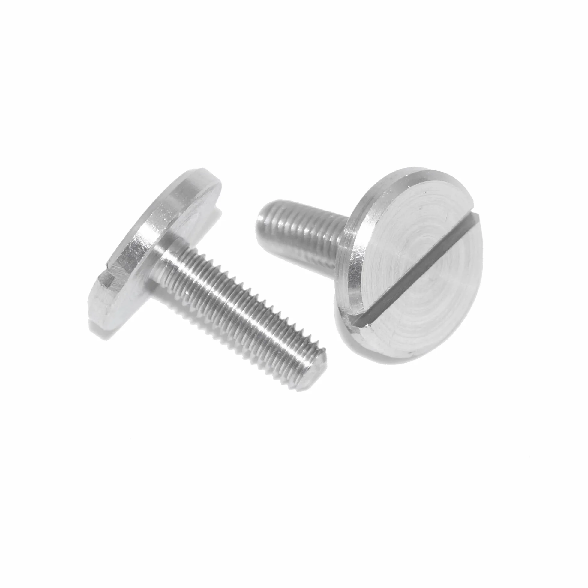 Viti a testa piatta M4X5 acciaio Inox A1 DIN 921 2 pezzi