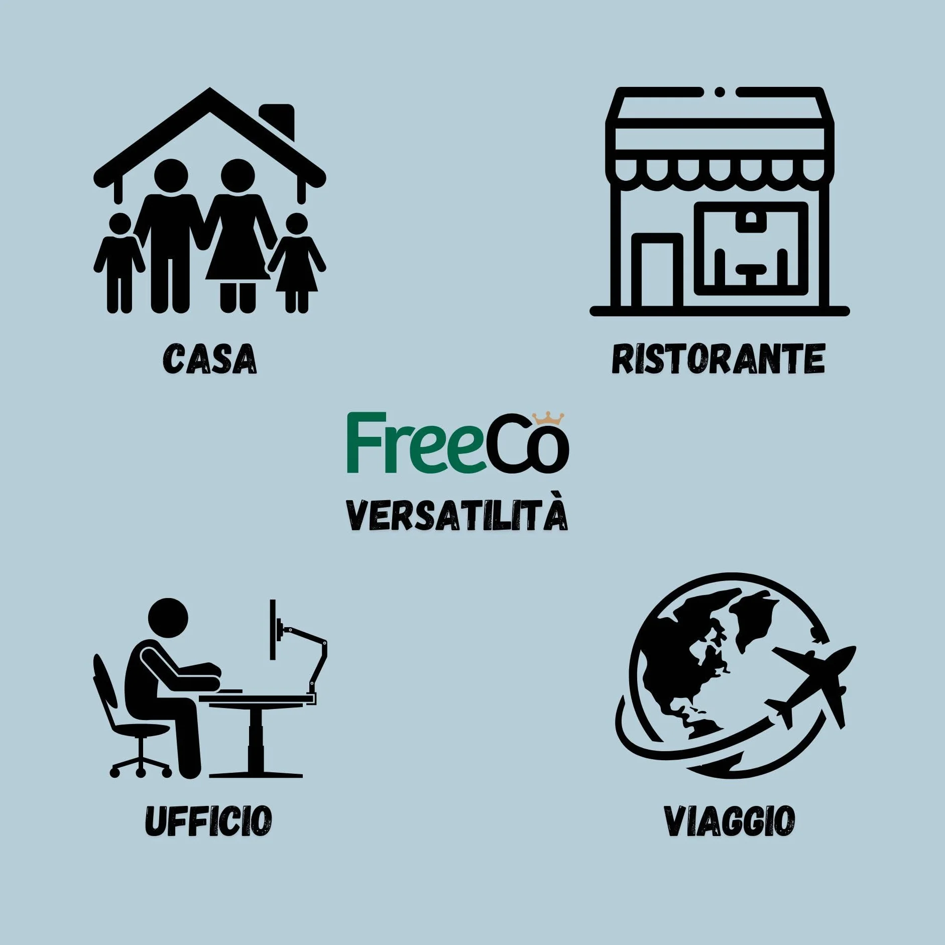FreeCo Spray WC Blocca Odori Pre-uso Oli Essenziali Naturali Confezione Mix 2x60 ml Agrumata Originali Lavanda Calmante
