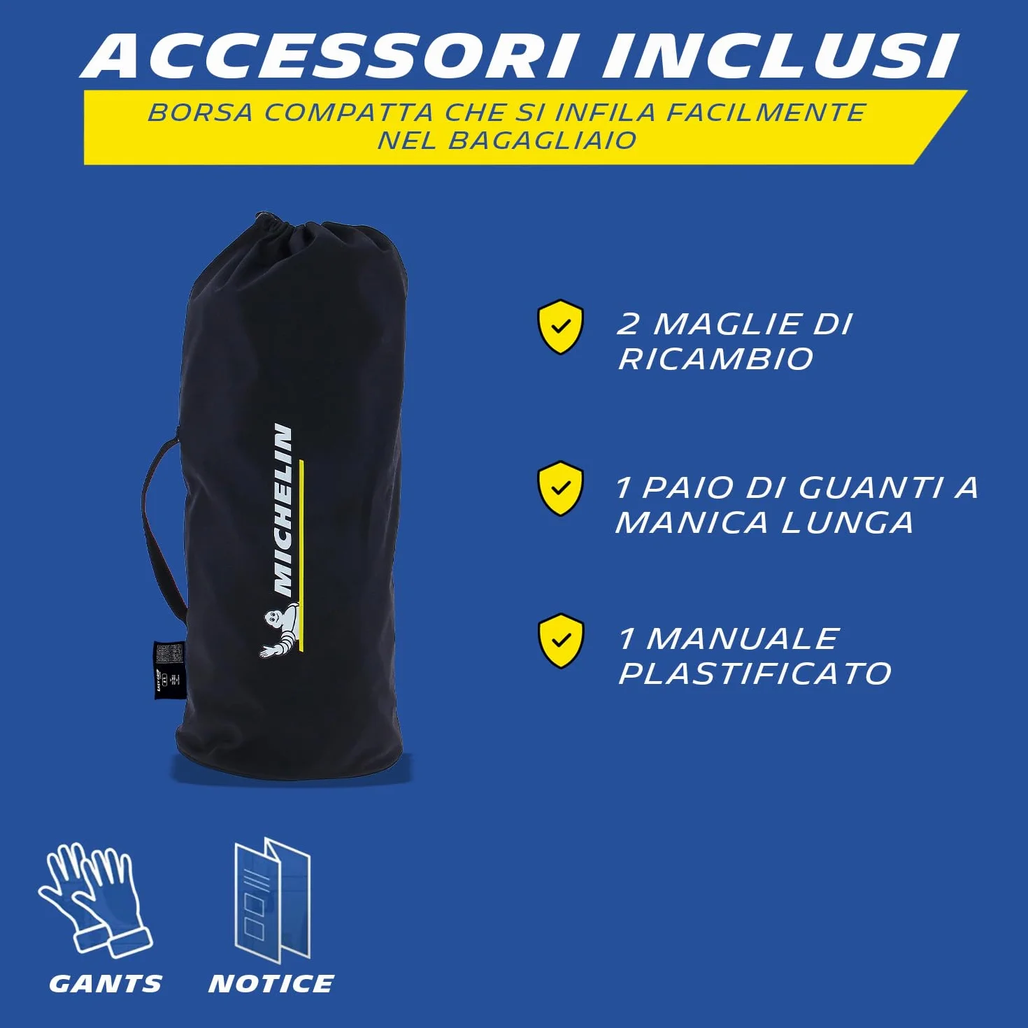 MICHELIN EASY GRIP Limited Catene da neve composite, resistenti e di rapido montaggio, E9
