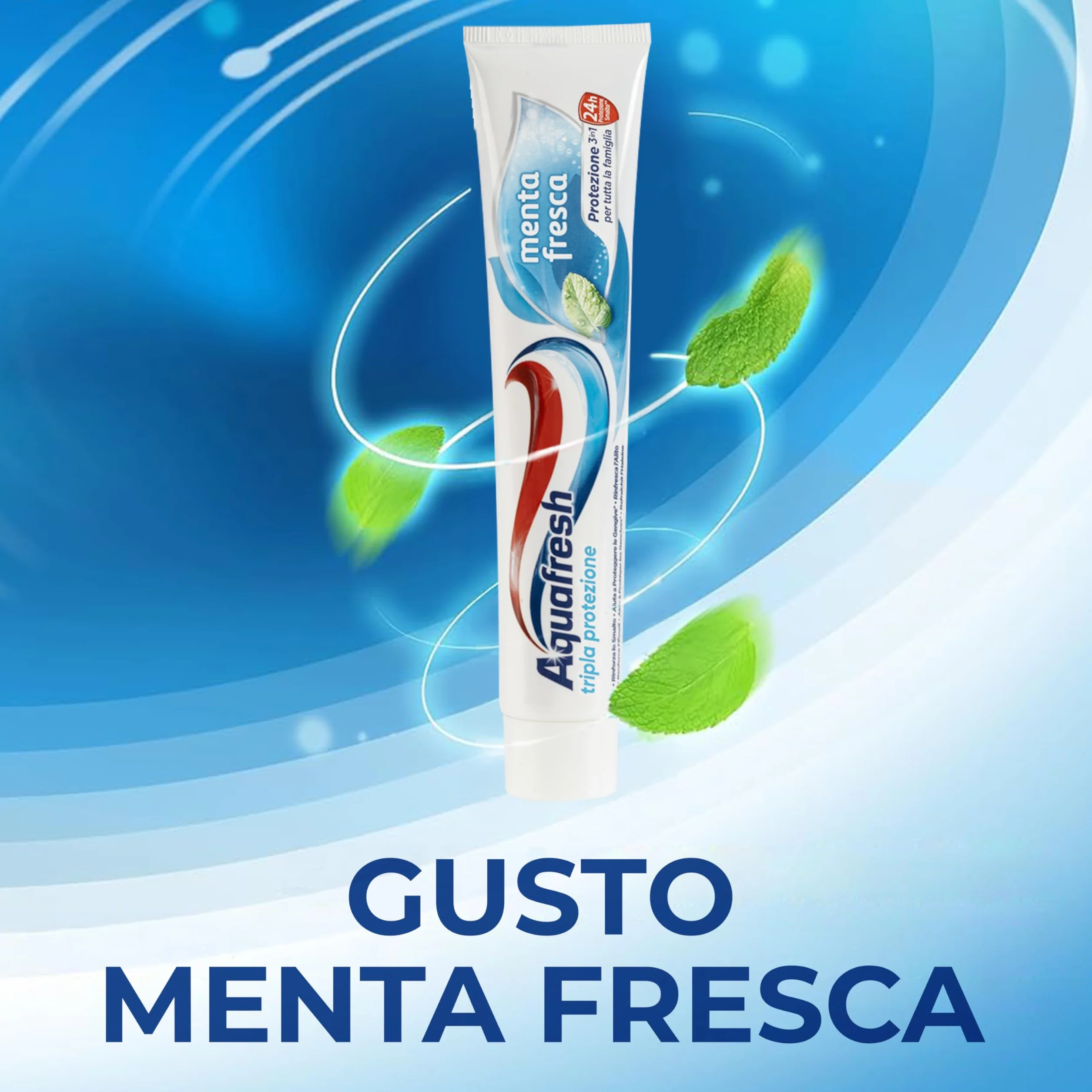 Aquafresh Tripla Protezione Dentifricio 3 in 1 75ml x6 – 450ml