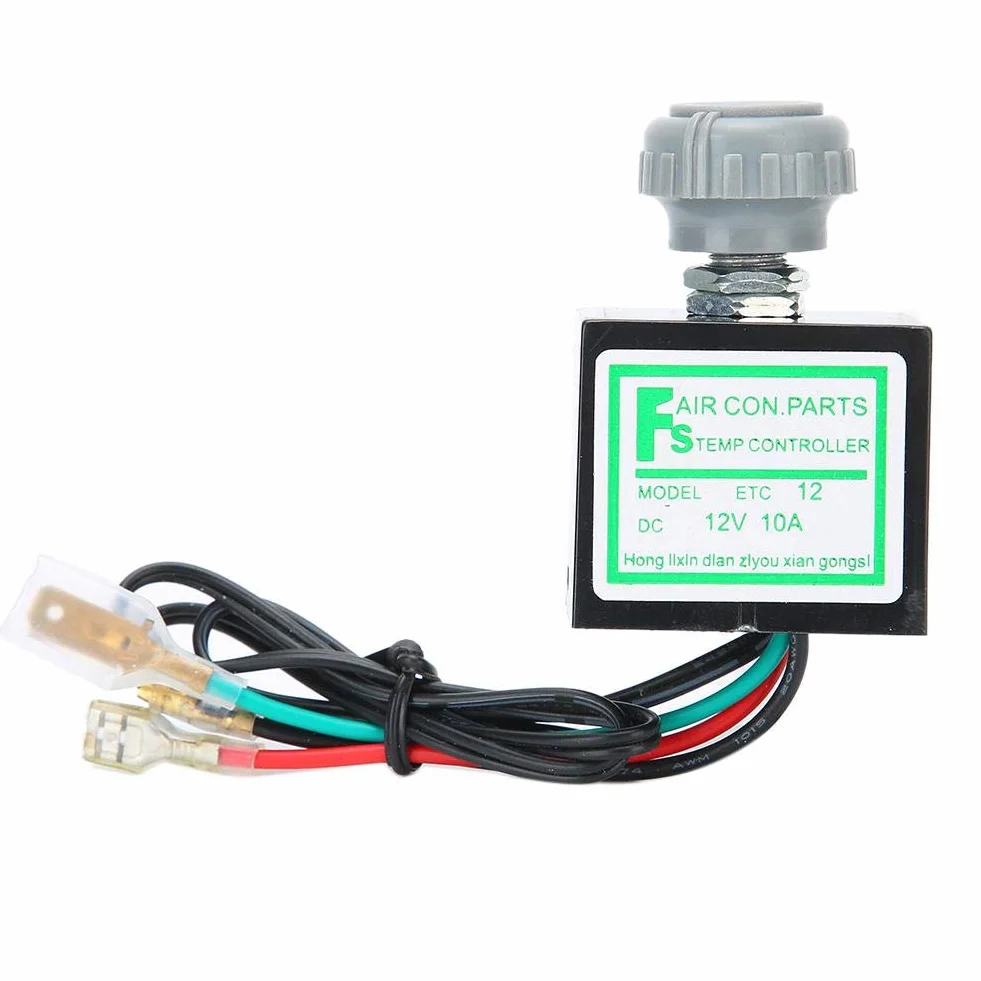 Termostato elettronico del condizionatore d'aria-KIMISS Accessorio automatico di controllo di temperatura elettronico del termostato del condizionatore d'aria dell'automobile universale dell'ABS di 1