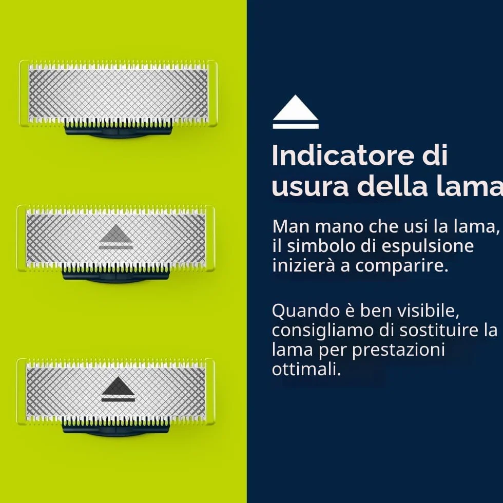 Philips Norelco OneBlade QP240/50 Testina per Rasatura Accessorio per Rasoio Elettrico