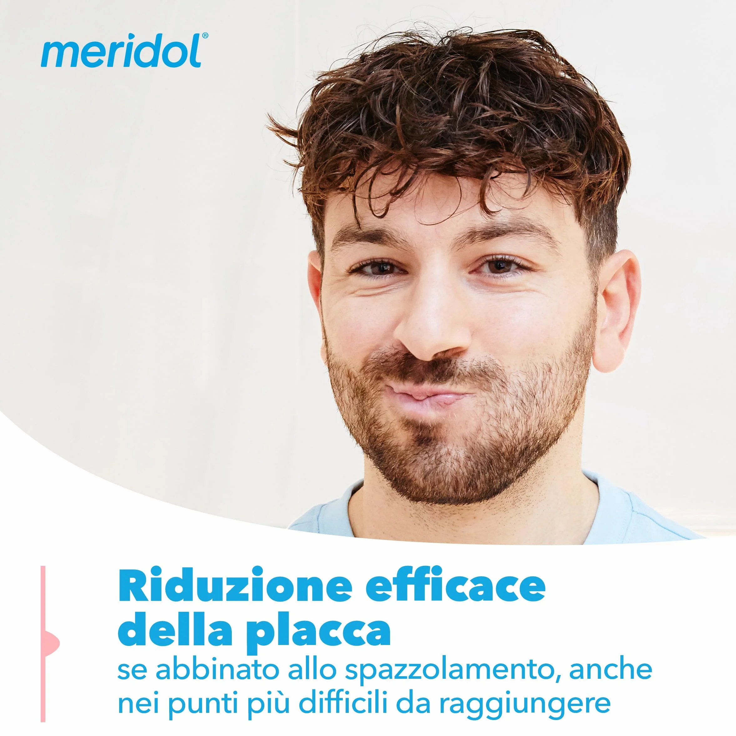Meridol Collutorio antibatterico 400ml, lenisce gengive irritate, protegge smalto, 0% Alcohol