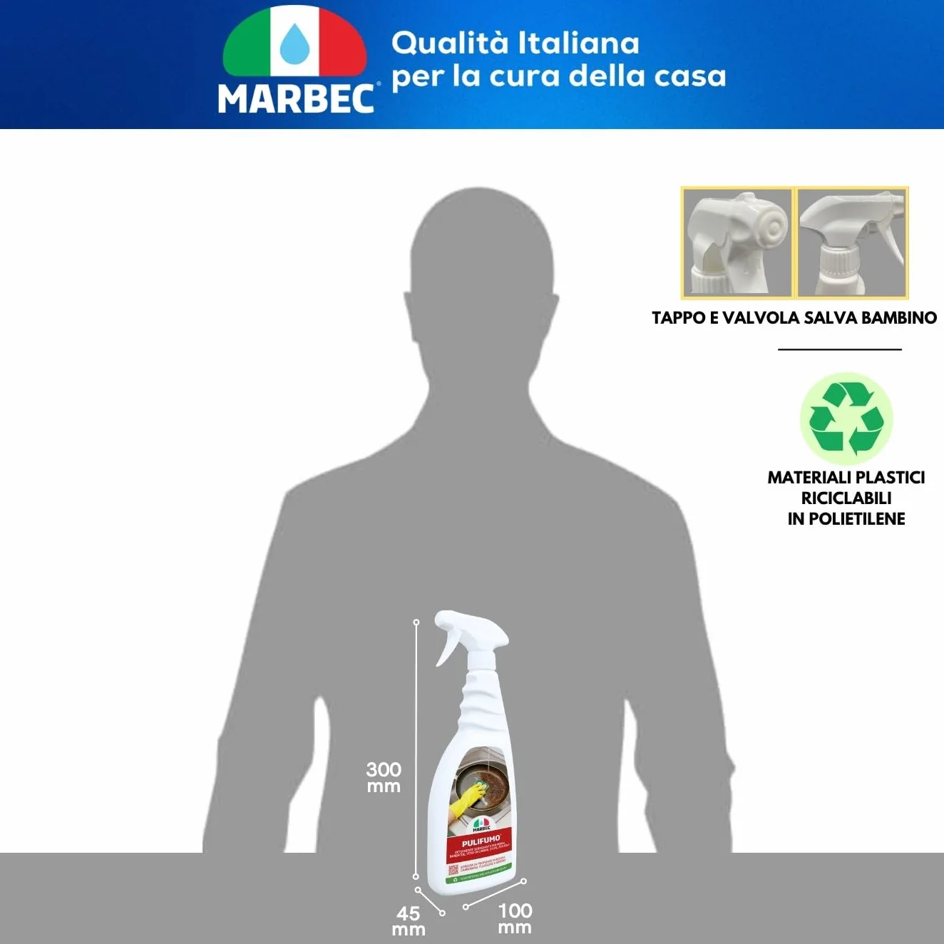 MARBEC Kit pulizia forno e barbecue sgrassante disincrostante