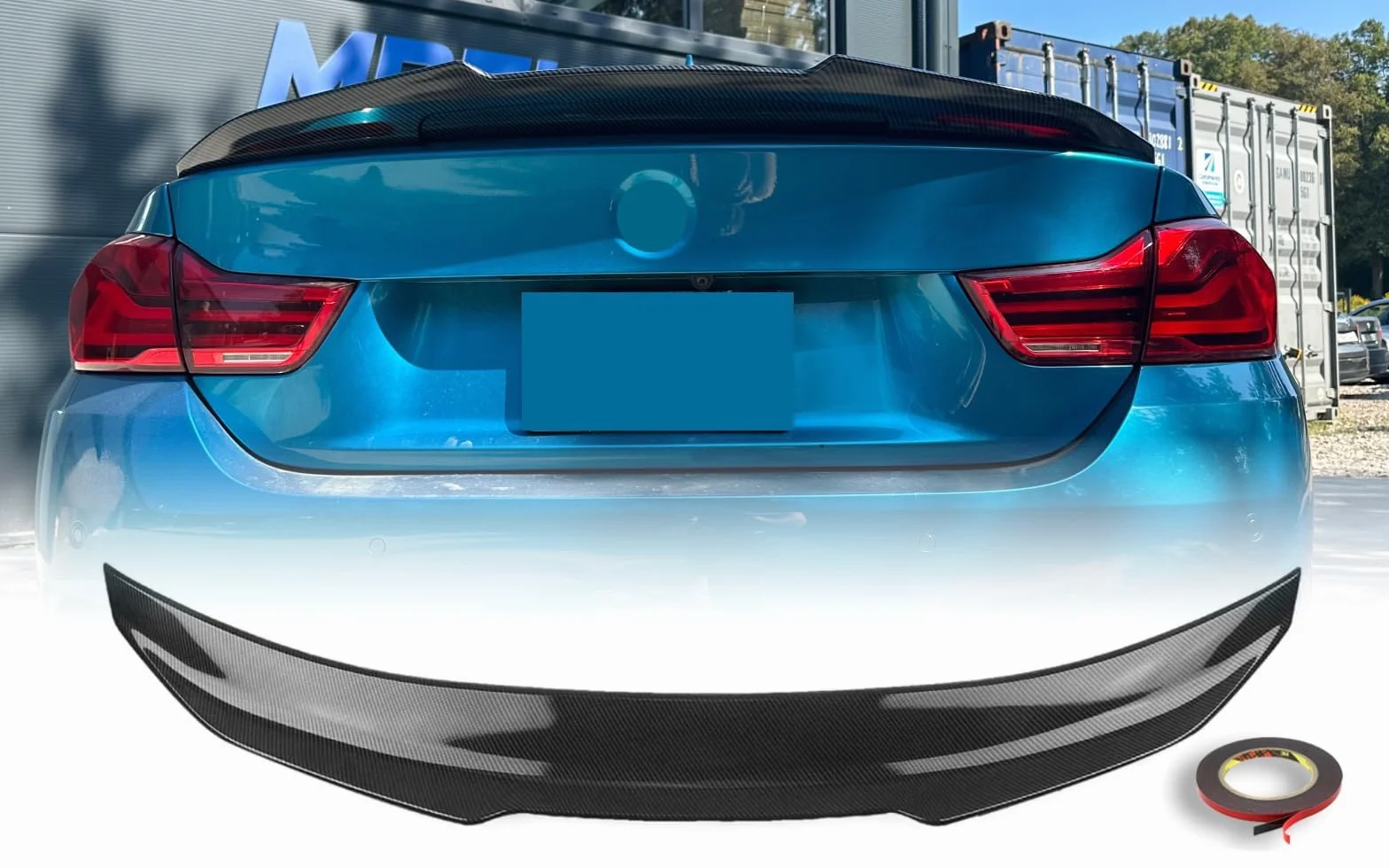MpTuned Spoiler posteriore F32 PSM Style Carbon Look per 4 series 2014-2019 Performance Tuning Limousine 2 porte Coupe 420i 428i 430i 435i 440i