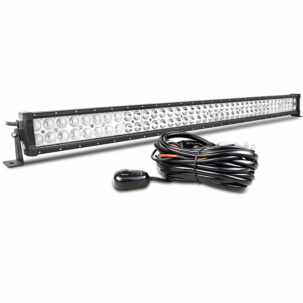 Willpower Barra LED Fuoristrada Barra Luce a Led 107cm 240W Combinazione di Fascio Spot e Inondazione 12V 24V Con Cablaggio Fari LED Luci da Lavoro per Trattore Auto Camion Barca 4x4 ATV