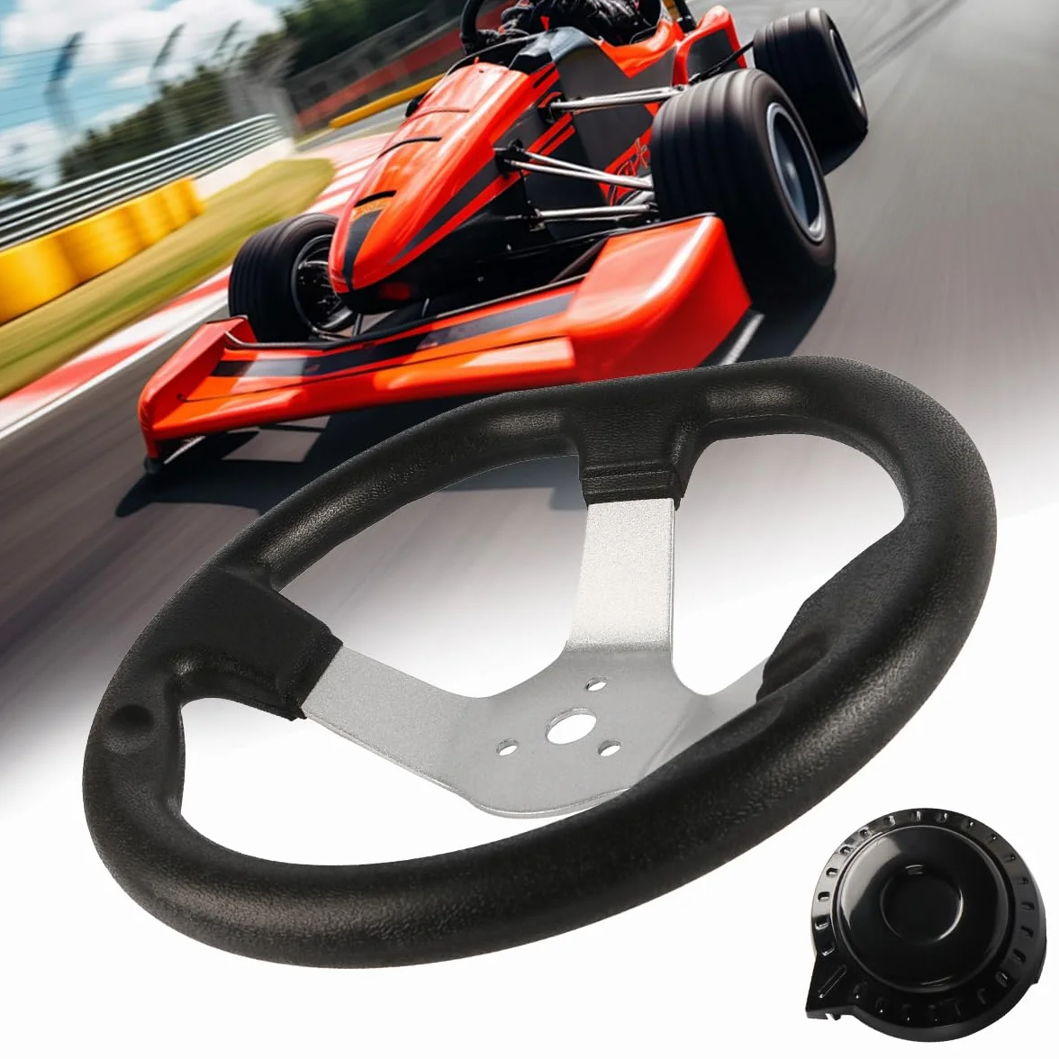 Volante Kart Fuoristrada 270 mm Compatibile Go-Kart Cart Racing