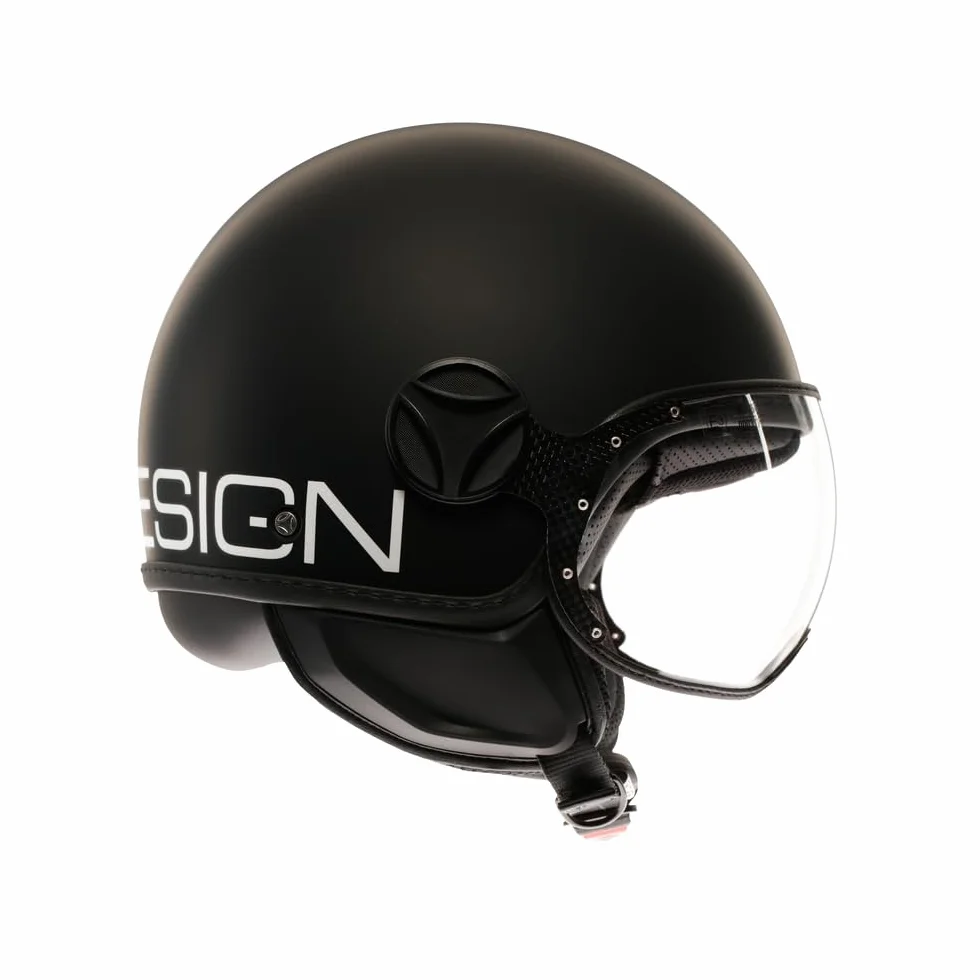 MOMODESIGN - FGTR CLASSIC E2206, Casco Moto Jet, Casco Jet Omologato ECE, Casco Jet Aperto Scooter, Uomo e Donna, Leggero con Visiera, per Uomo e Donna