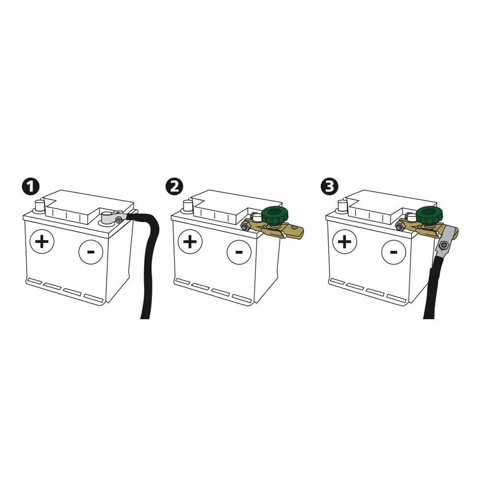 Lampa 39115 Morsetto staccabatteria, 12/24V