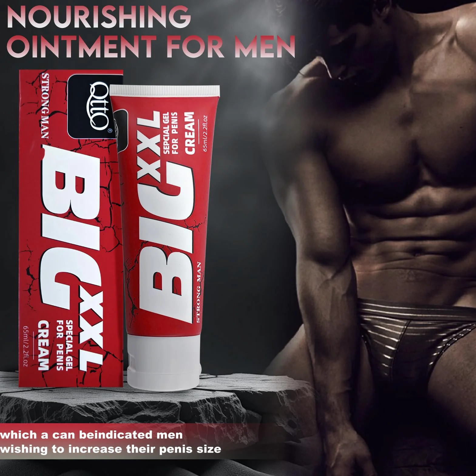 Crema allargante e crescita per uomo XXL 65 ml