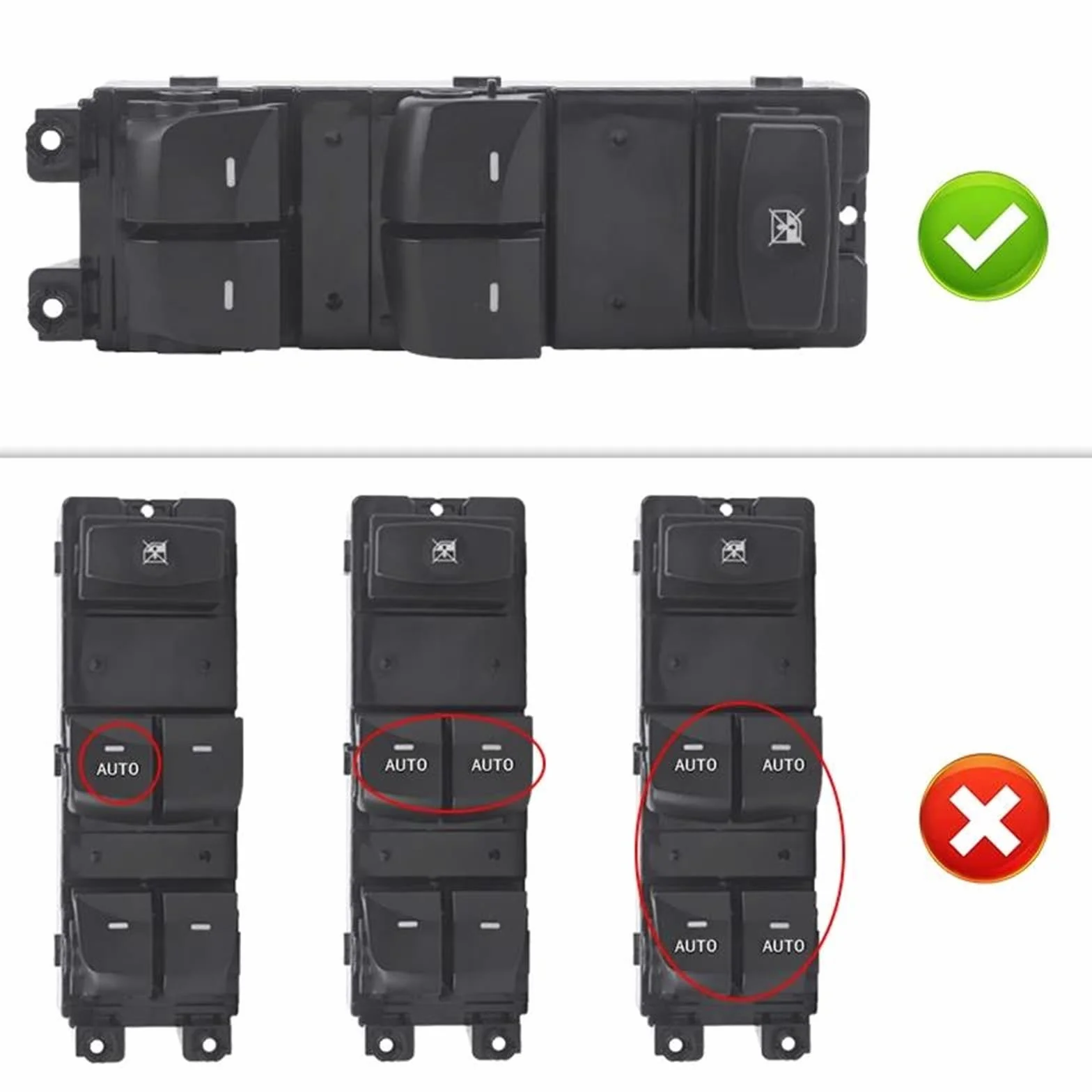 Interruttore Controllo Finestra Principale Alimentazione Per Hyundai Per I30 2012-2016 Pulsante Sollevatore LHD RHD 93570-A6560 Interruttore Alzacristalli