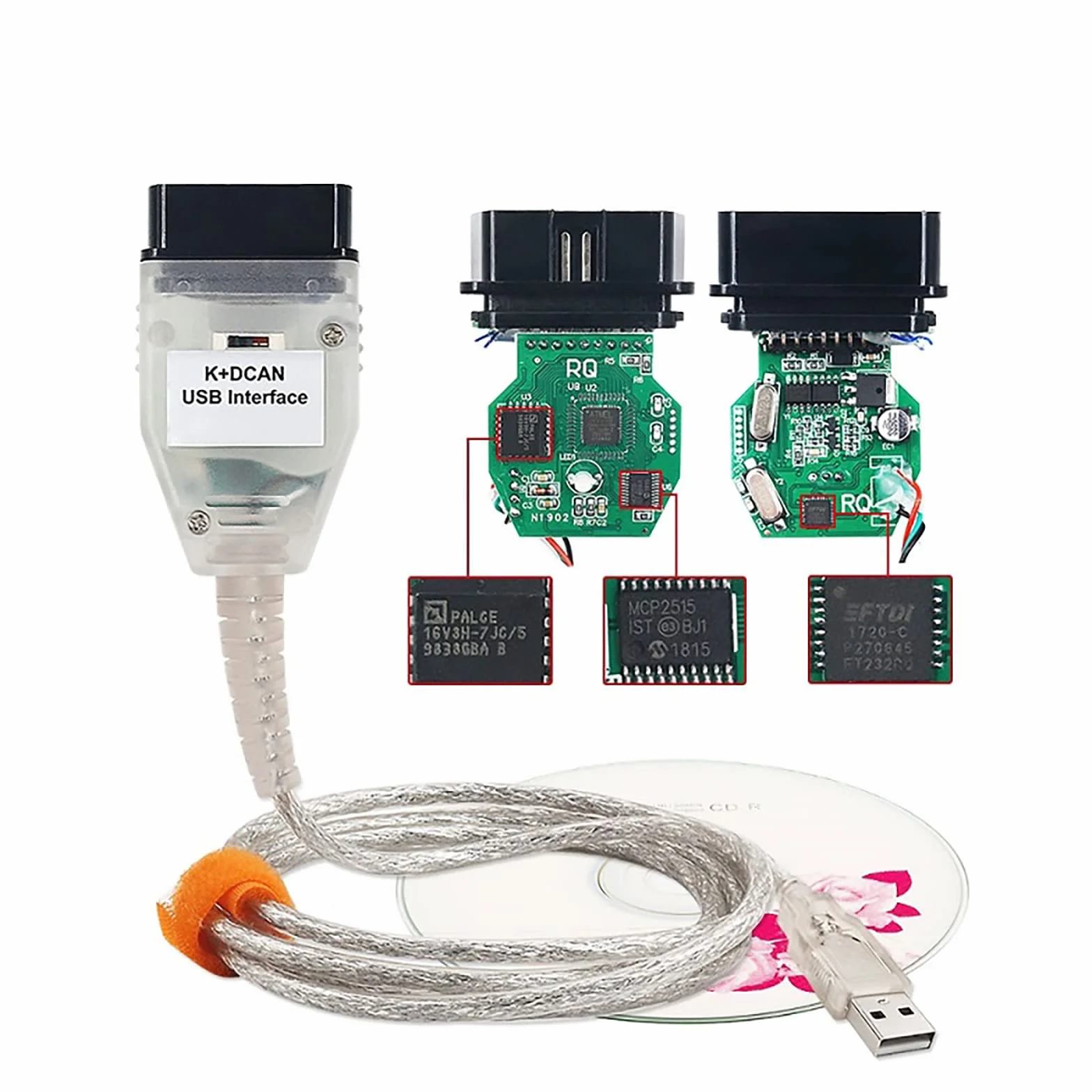 DCAN K+Ediabas K-Dcan Cable Compatible BMW Ista