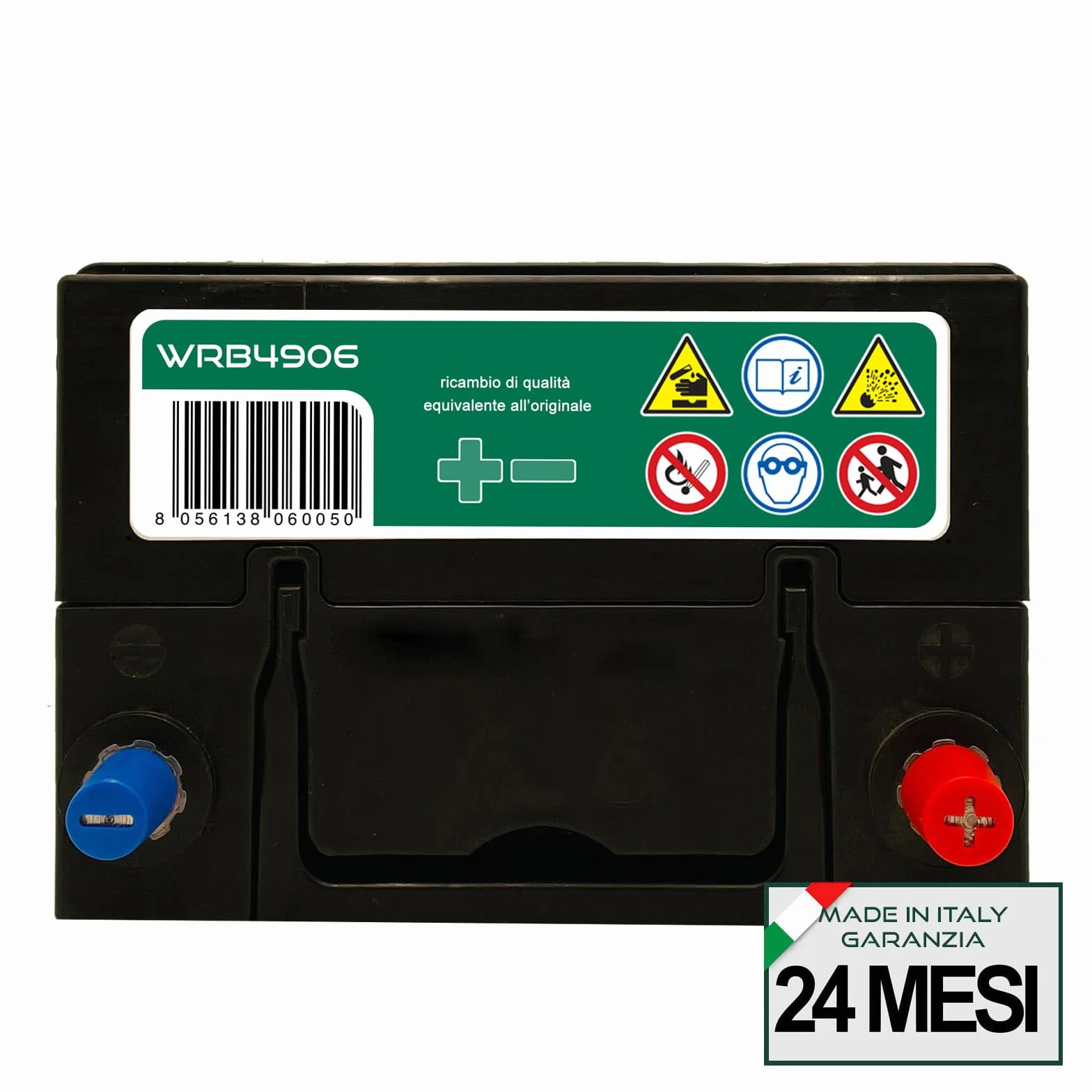 BATTERIA AUTO 40 Ah 360 A EN spunto Positivo a Destra Poli Piccoli