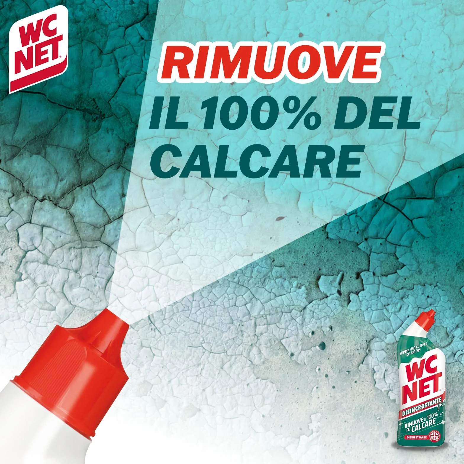 Disincrostante Disinfettante Gel per Sanitari e Superfici, Pulitore Liquido per Wc, 700 ml x 3 Confezioni