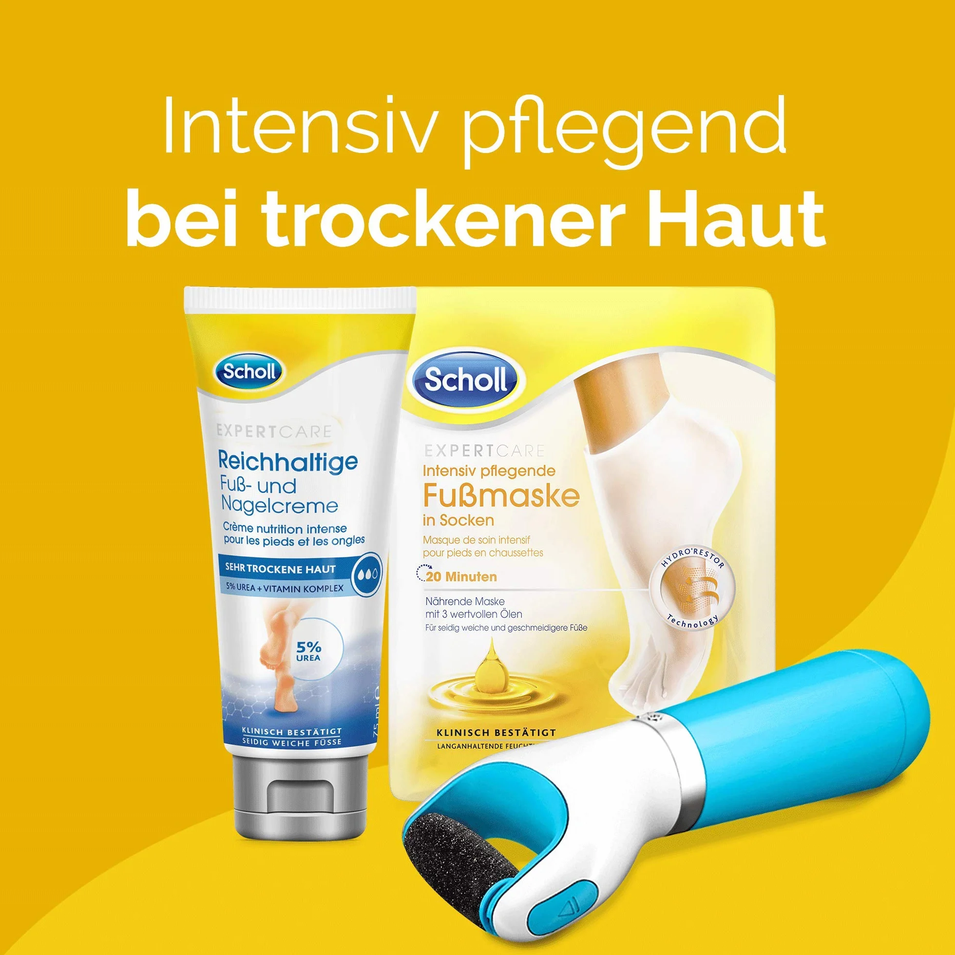 Scholl EXPERTCARE Ricarica rimozione calli elettrico – 2 rotoli con particelle diamante