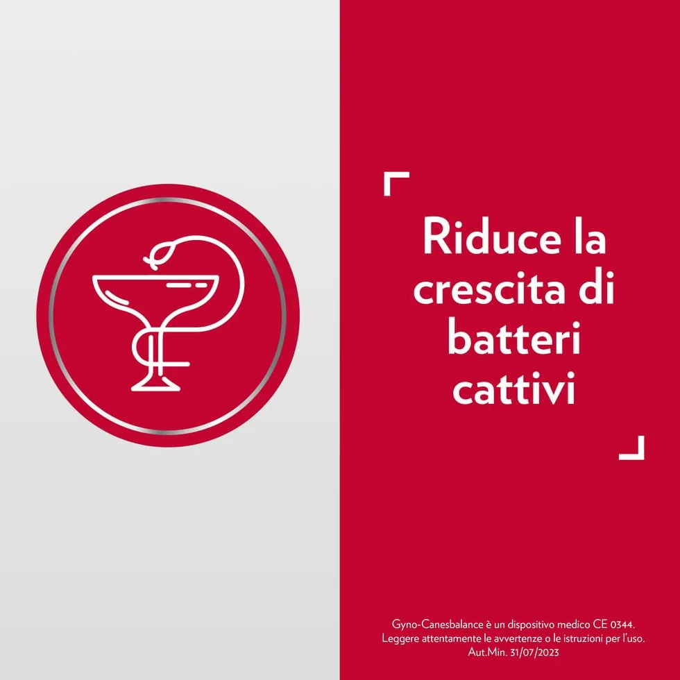 Gyno-Canesbalance Gel Vaginale Contro Vaginosi Batterica 7 Flaconcini 5ml