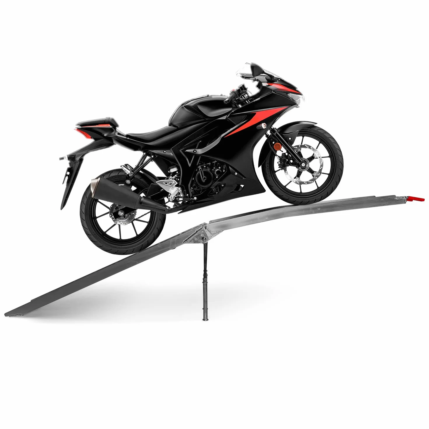 Taurus - Rampa da carico antiscivolo da 250/500 kg. Rampa da carico robusta ed ultraleggera per moto scooter e quad (Taurus 500kg)