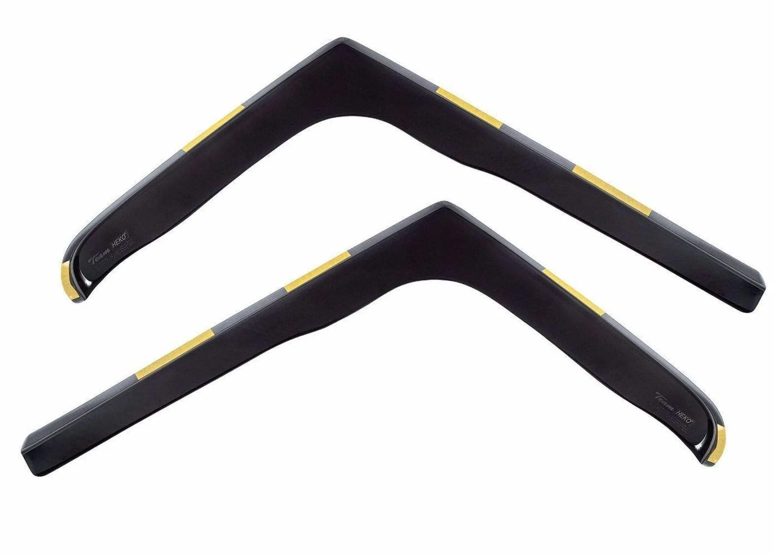 J&J AUTOMOTIVE Deflettori d'Aria Renault Trafic 2001-2014 Set 2 Pezzi Nero Fumé Oscurato