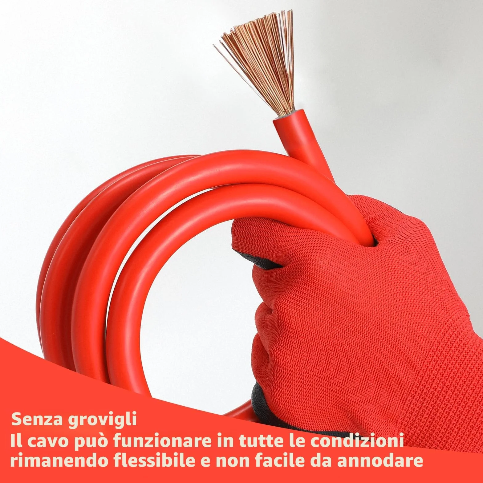 TLGREEN Cavi Avviamento Auto 4M 1000A 12V-24V 30mm² con Guanti e Borsa