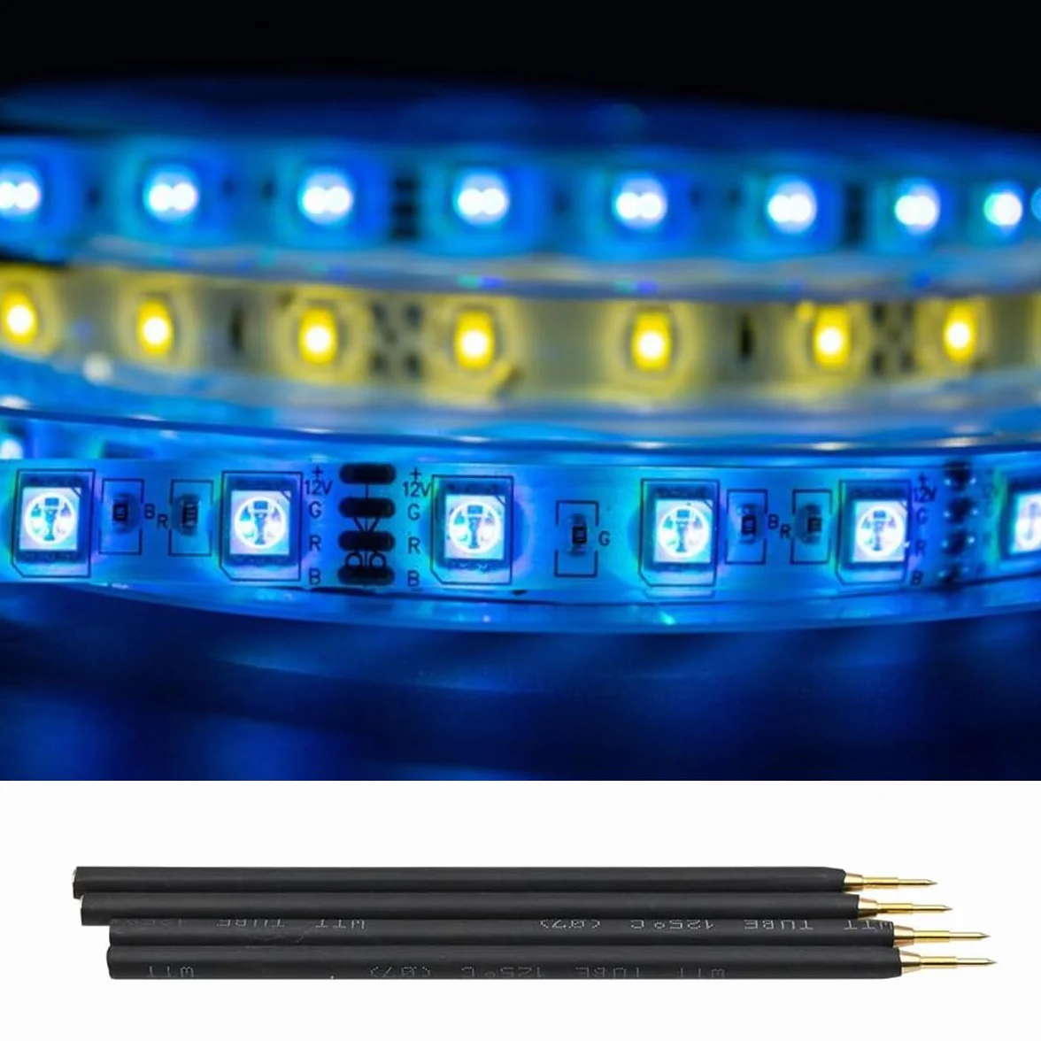 Kit 4 set penne sonda lettura scrittura ECU pin telaio BDM cavi collegamento scheda ECU KTAG/KESS