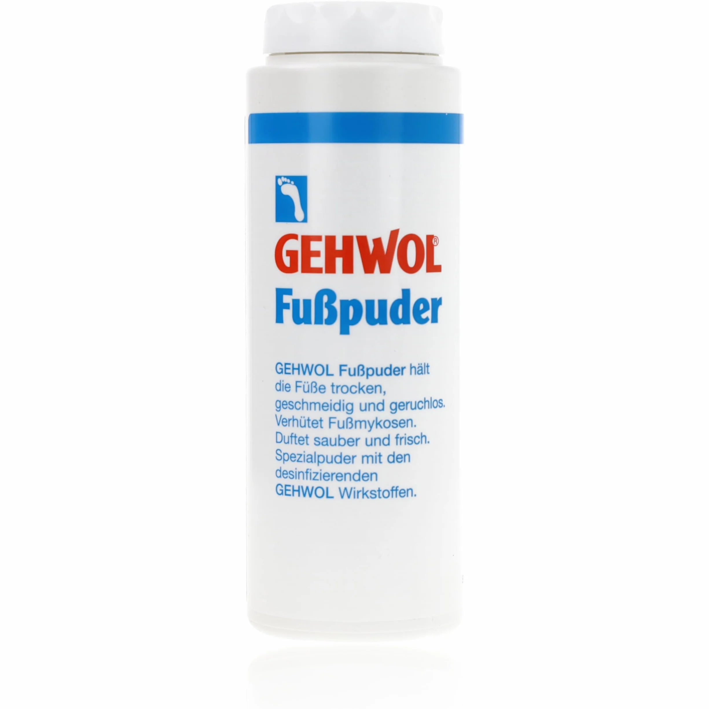 Gehwol Foot Powder, Odourless Anti-Bacterial Talc 100gm Prevents Athlete's Foot for Feet, Shoes & Socks