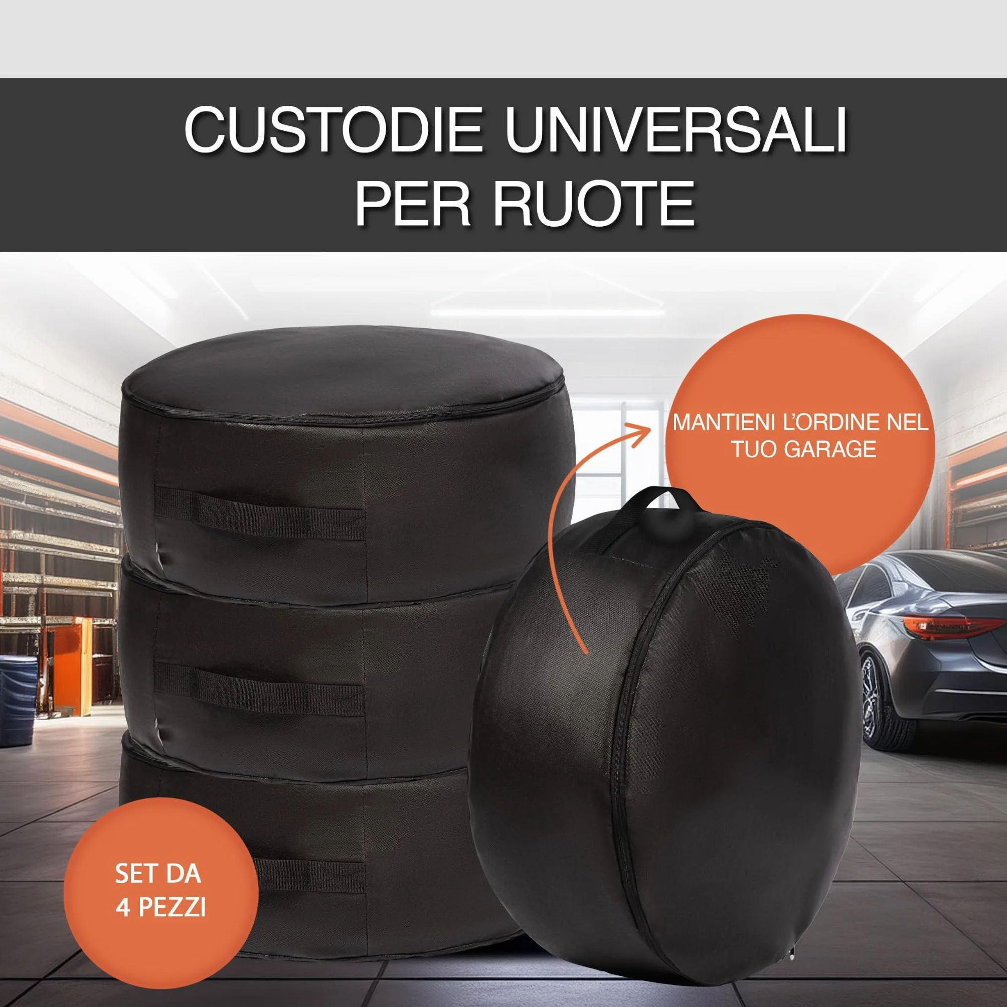 Sacca per Gomma Auto 3XL Impermeabile Custodia Resistente Stoccaggio Protezione Pneumatico