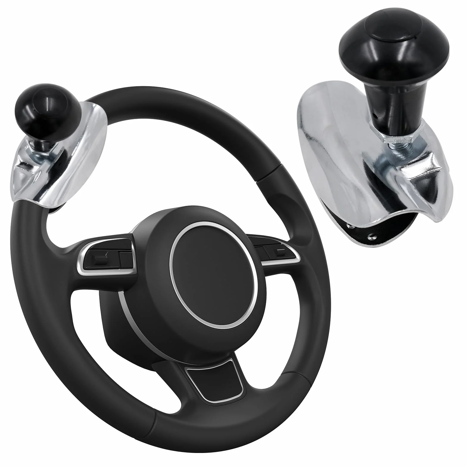 Pomello per volante universale Manopola compatta per auto camion trattore prato