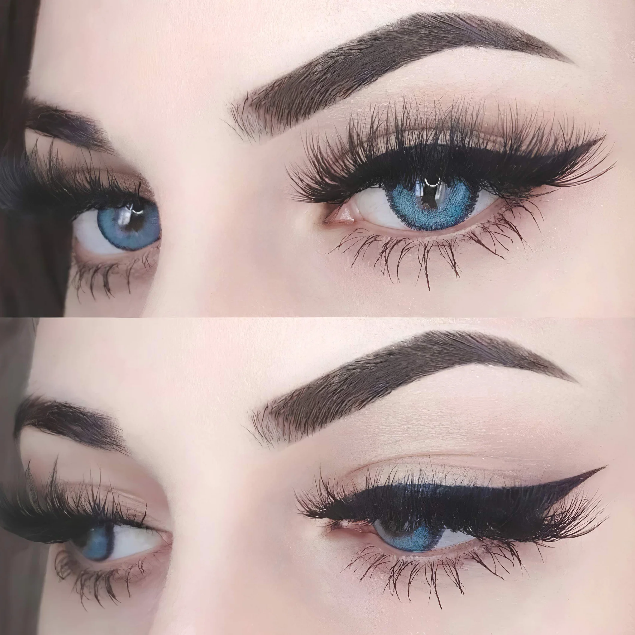 GLAMLENS SILIKON COMFORT NEWNESS soczewki kontaktowe niebieskie naturalne DIA 14.50 1 para (2 sztuki) bez korekcji 0.00 dioptrii