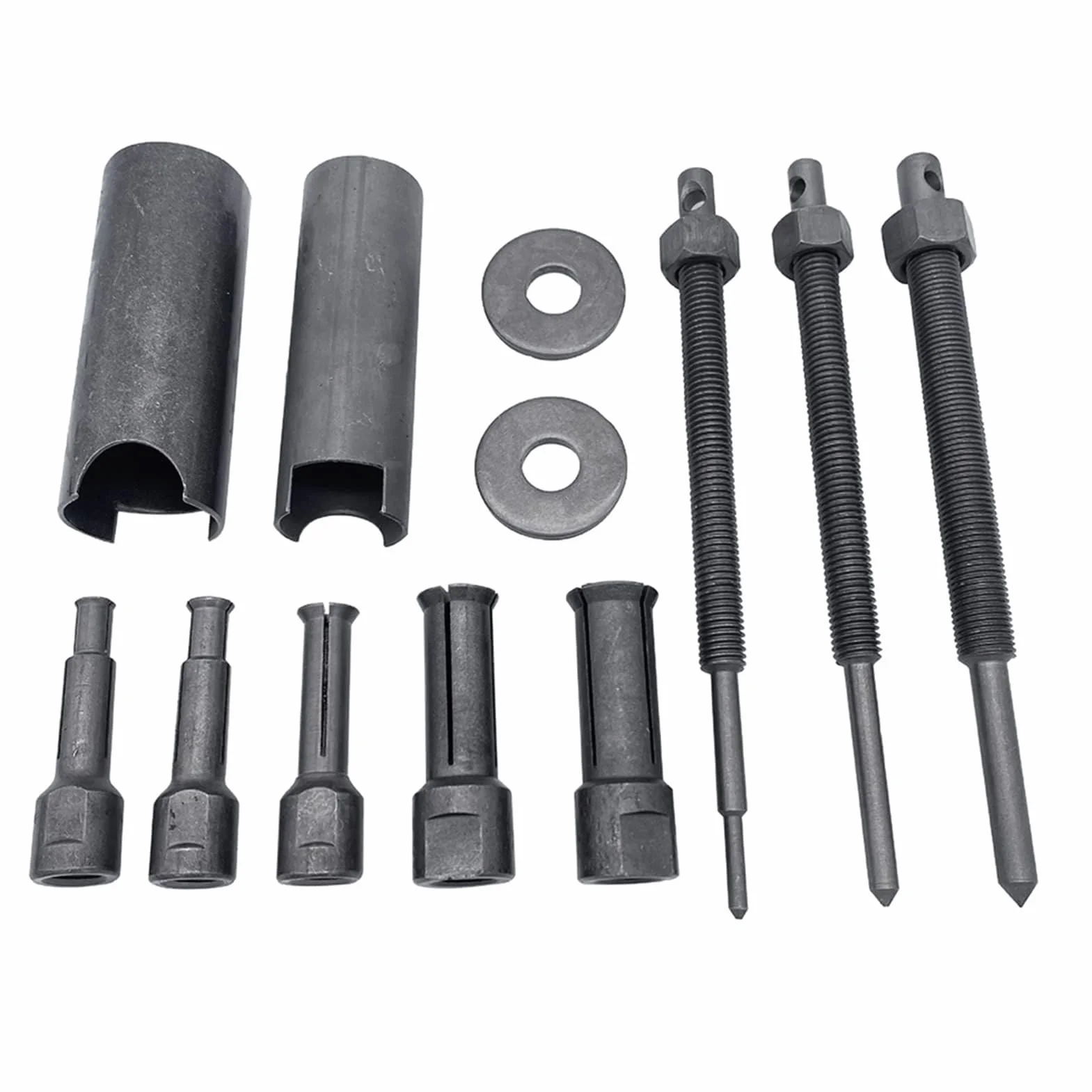 Geevorks Estrattore di cuscinetti interni per biciclette utensili speciali per cuscinetti a sfera albero motore, kit di strumenti di rimozione cuscinetti per moto, estrattore per cuscinetti a 8 pezzi