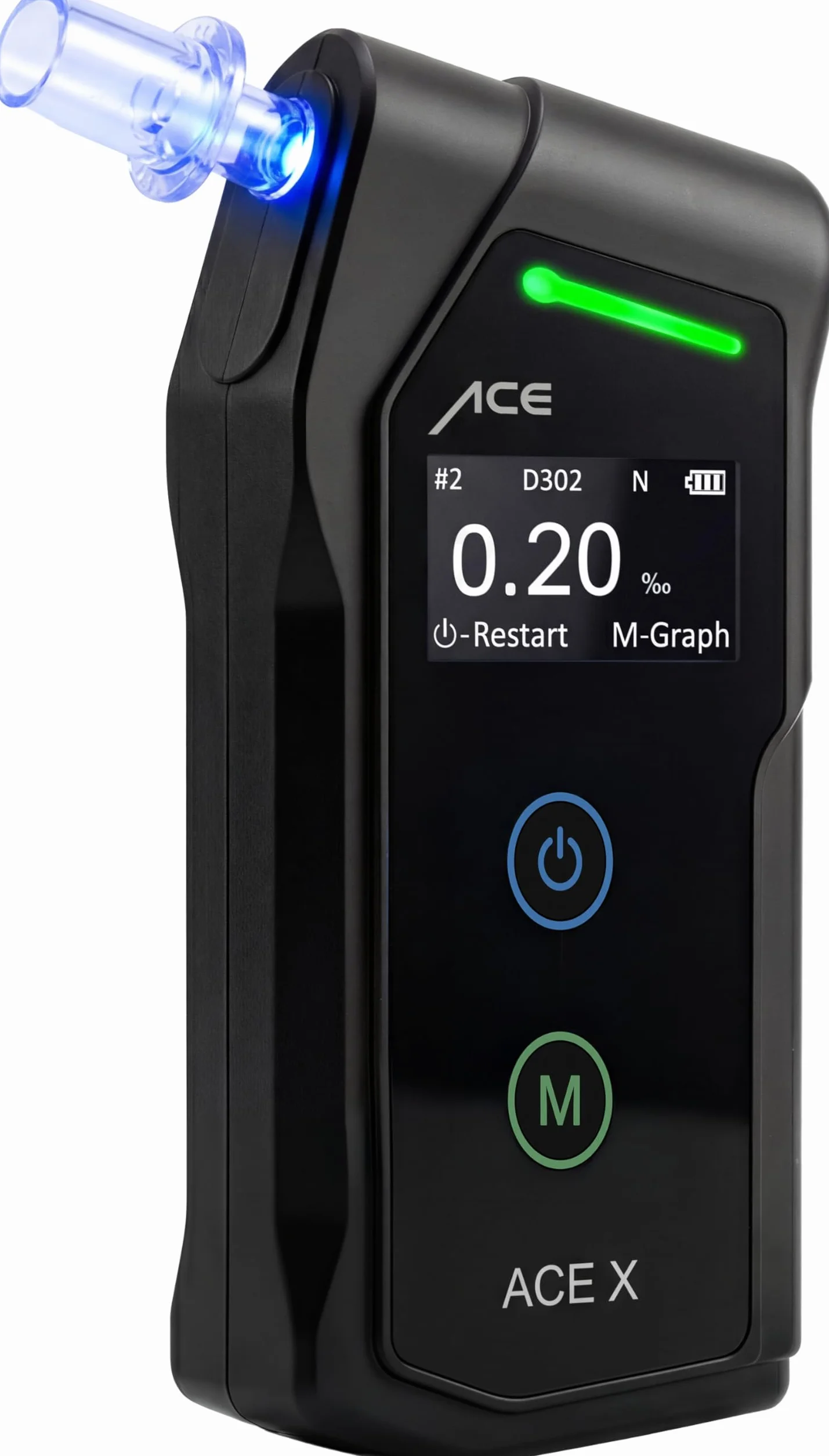Ace etilometro Tester Digitale Polizia TU Vienna precisione 99,1%