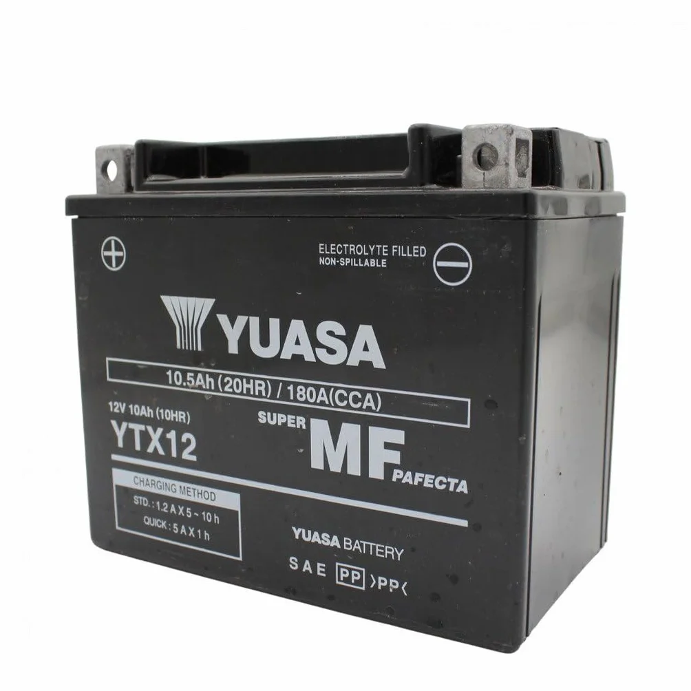 Yuasa YTX12 batteria moto 12V precaricata sigillata