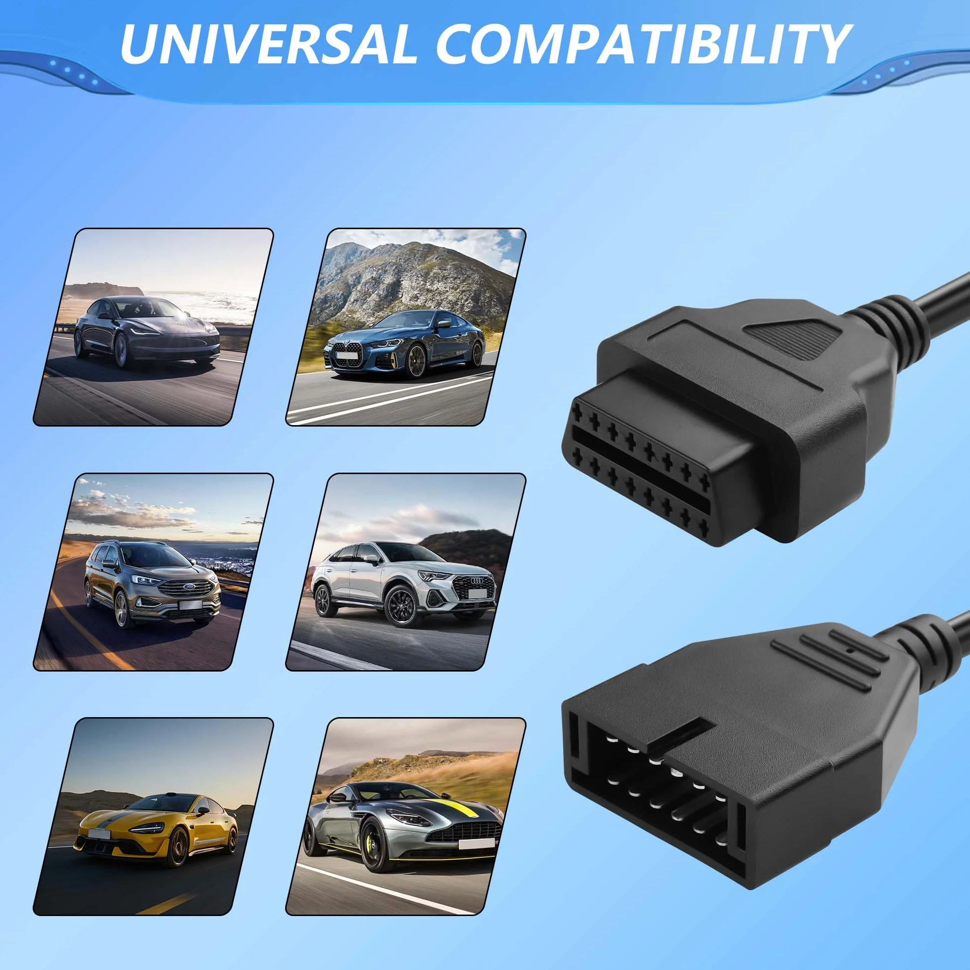 CERRXIAN Cavo Adattatore OBD1 12 Pin a OBD2 16 Pin per Diagnostica GM