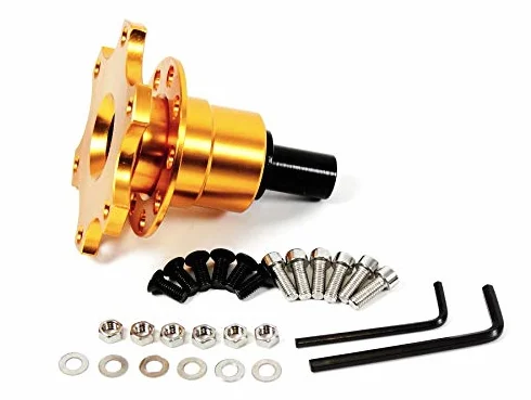 1033009 - Adattatore a sgancio rapido per volante, 6 x 70 mm, 1/4 Meile