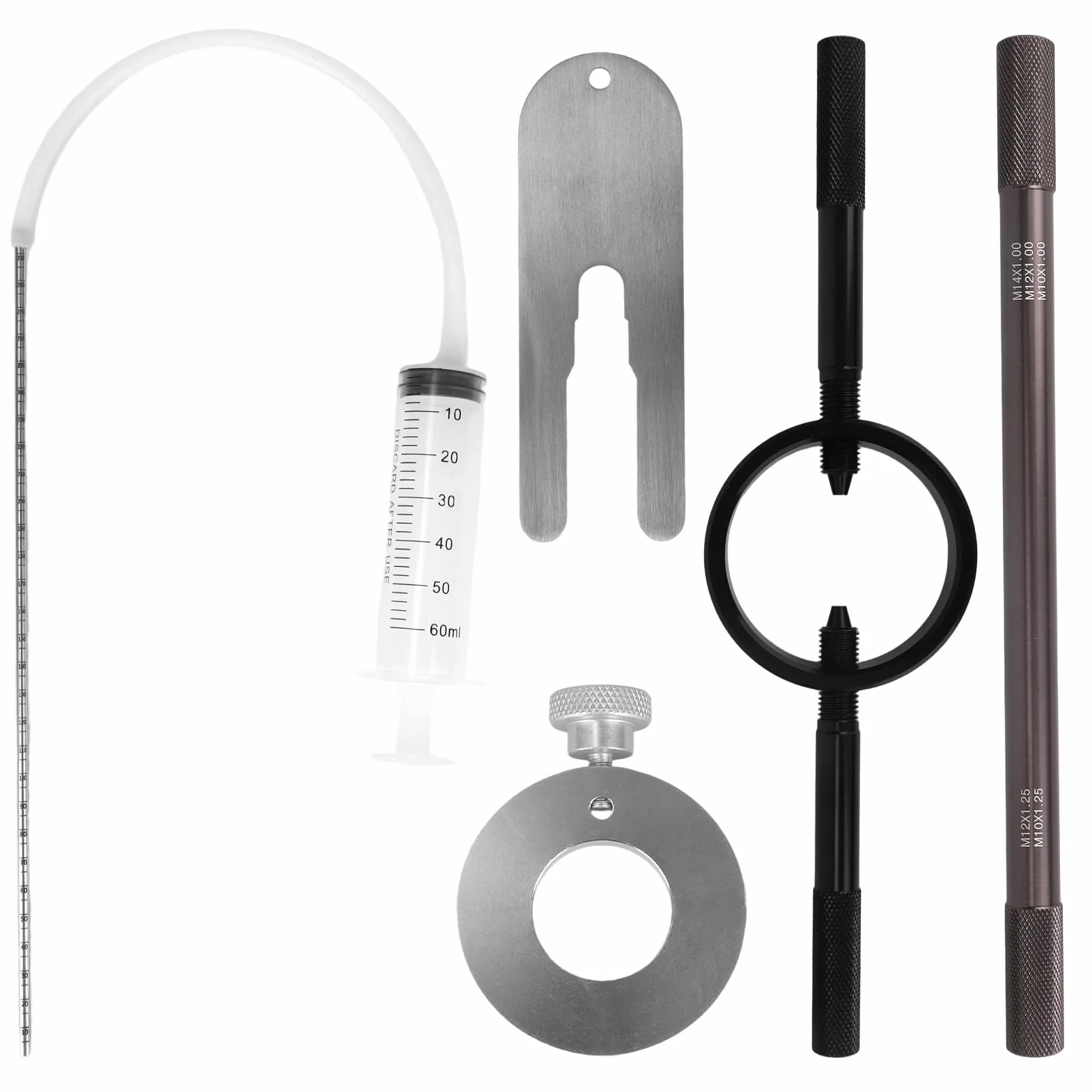 Kit Servizio Forcella Moto Strumento Livello Olio Compressore Molla Ammortizzatore Set Manutenzione Riparazione