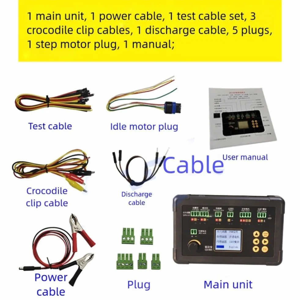 QD300 QDB-2A 3A IGBT Tester bobina di accensione, attuatore di prova guasto riparazione auto