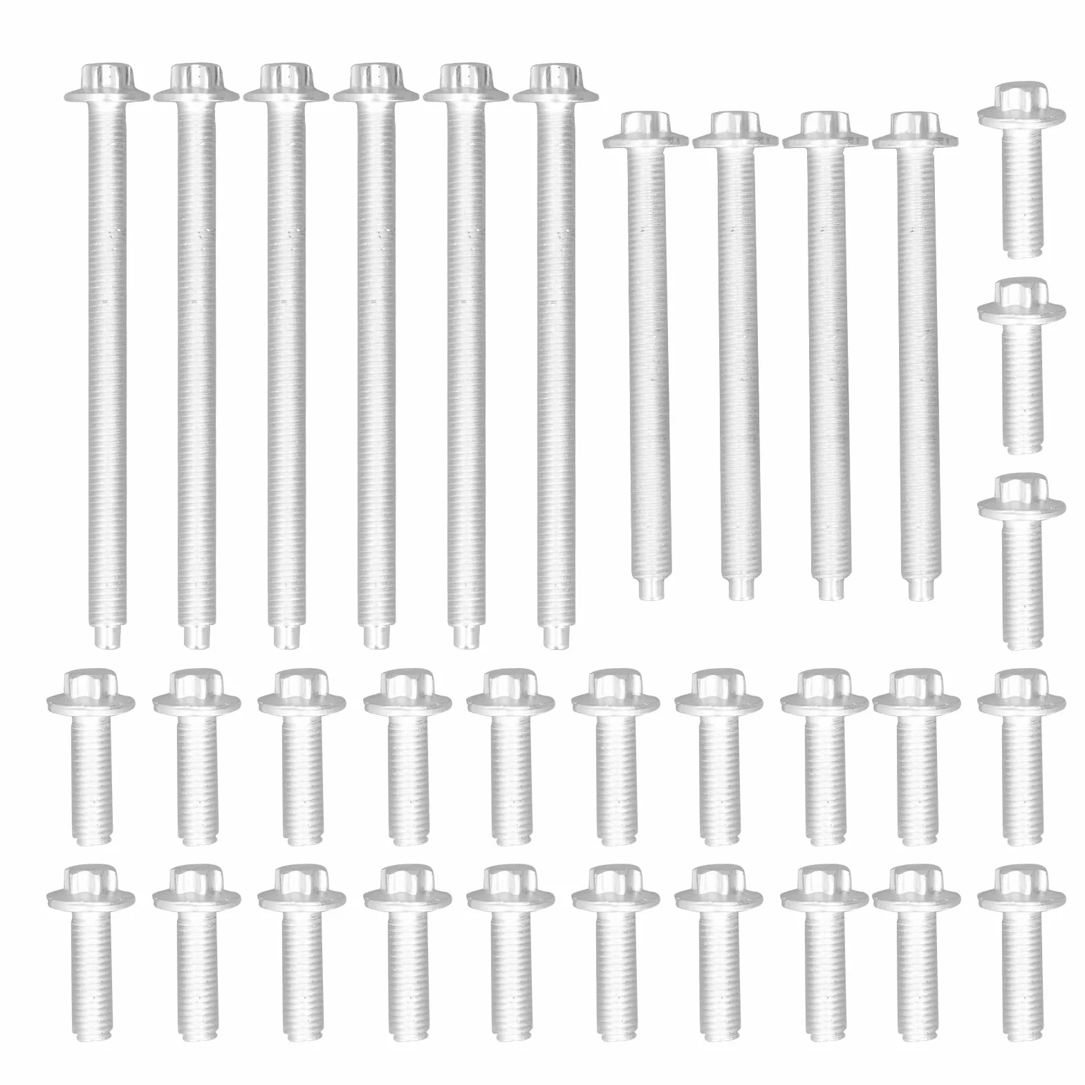 Aluminium Antiruggine Kit Bulloni Coppa Olio Motore 33 Pezzi per E88 E90 E91 E92 F23 F80 F61