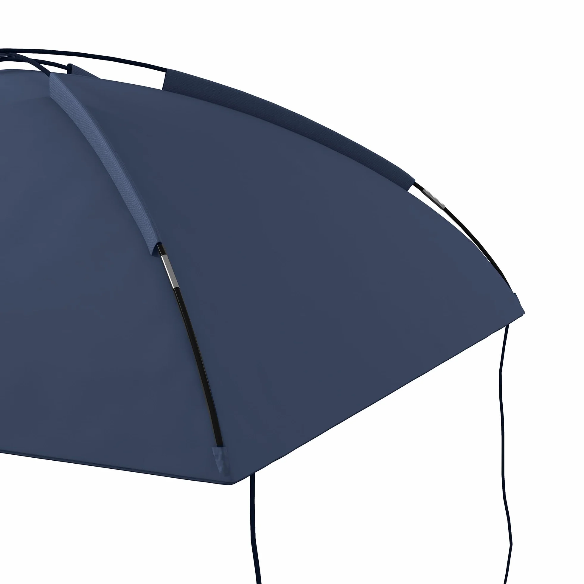 Outsunny Tendalina ad Arco Portatile con Paletti Regolabili e Borsa da Trasporto, Tenda per Auto in Poliestere, Acciaio e Fibra di Vetro, 290x278x230-260 cm, Blu
