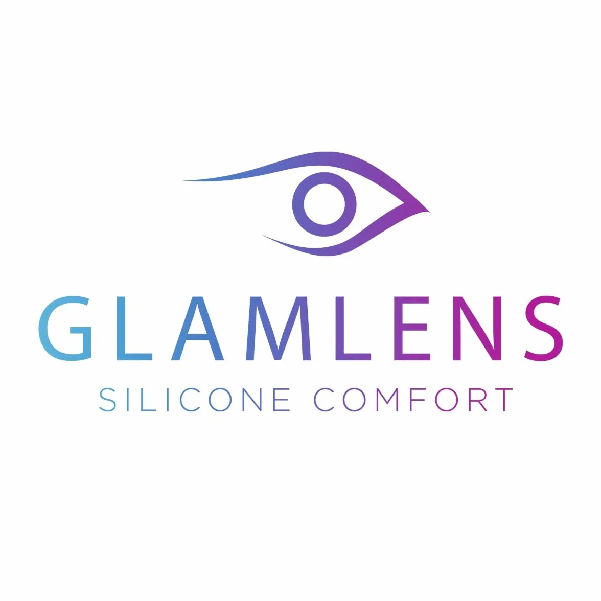 GLAMLENS Lenti a Contatto Colorate Jasmin Blue - Mensili - Blu Naturali Silicone Idrogel - 2 Pezzi - DIA 14.0 - 0.00 Diottrie