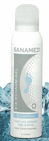 Gel-schiuma per piedi Cristallo di Ghiaccio, 150 ml