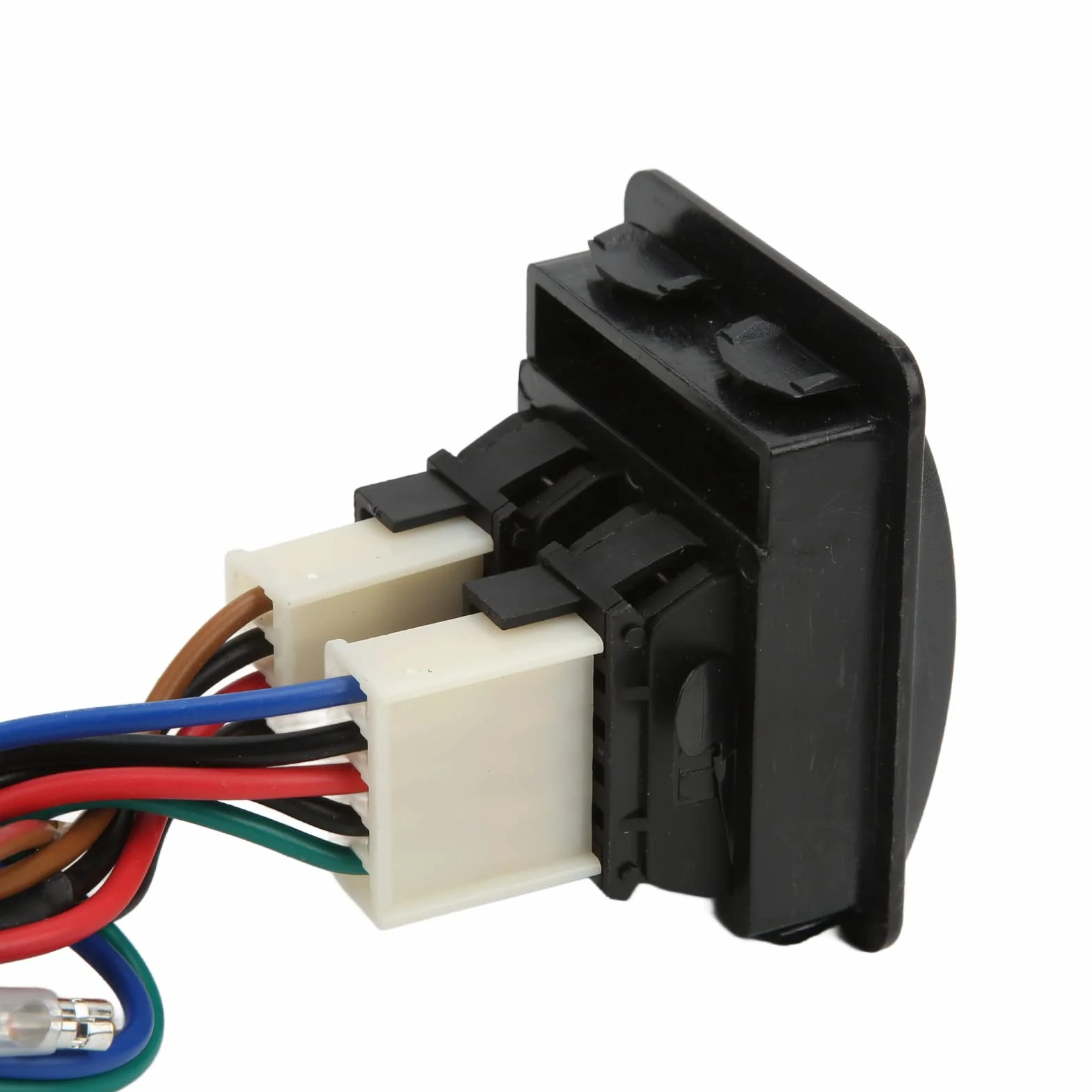 aqxreight Interruttore Alzacristallo Elettrico per Auto, Kit Regolatore Interruttore Alzacristallo Elettrico Universale da 5 Pezzi con Cablaggio per 2 Porte