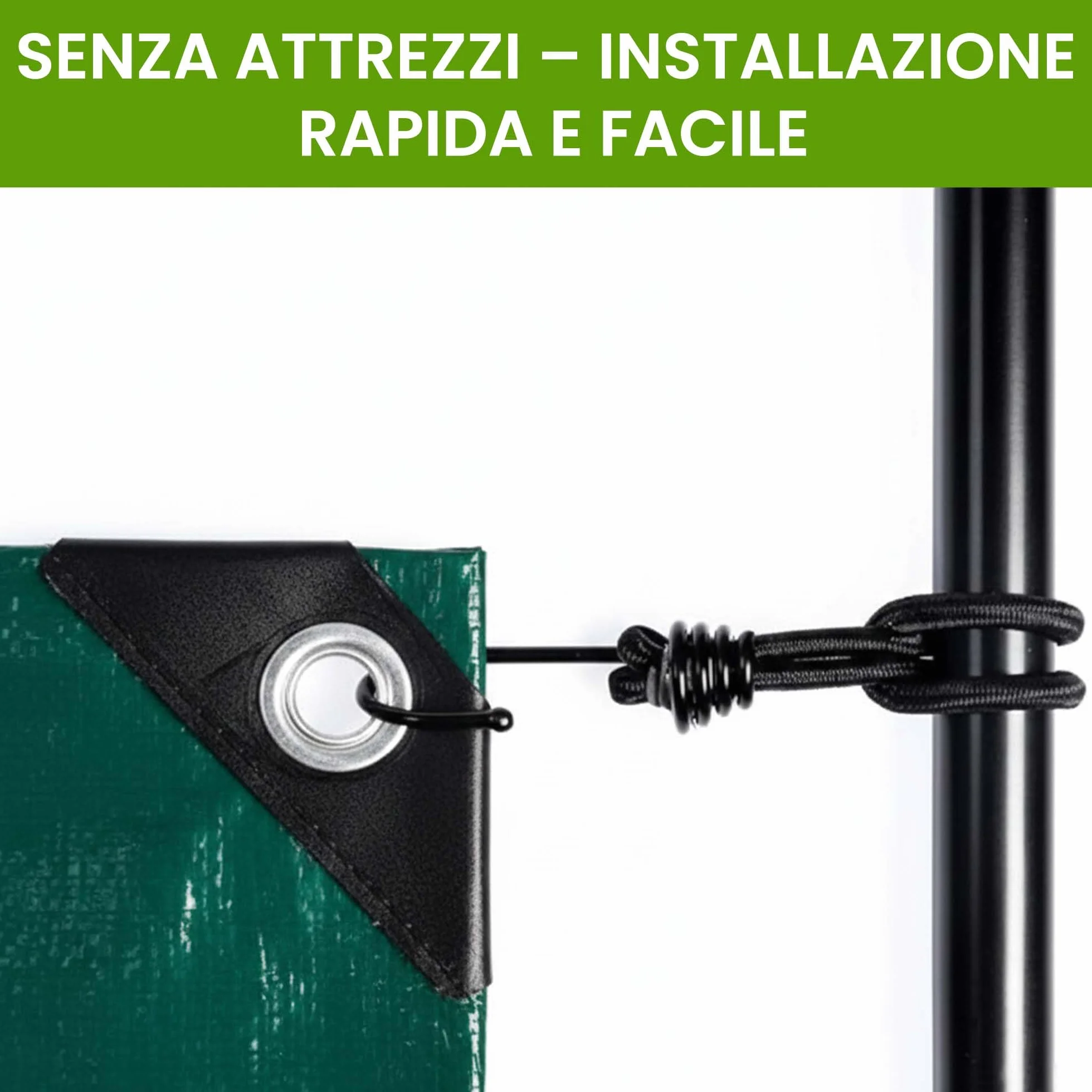 Offgridtec 25 gumowych elastycznych pasów 18 cm z haczykiem 5 mm uniwersalny do plandek i siatek przyczepy