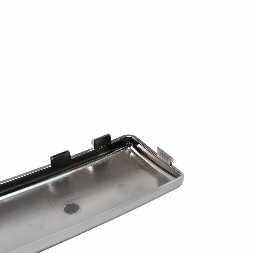 Modanatura paraurti anteriore per auto, cromata, argento, sinistra e destra, compatibile con Fiat 500 dal 2007 al 2015 735455057 735455056