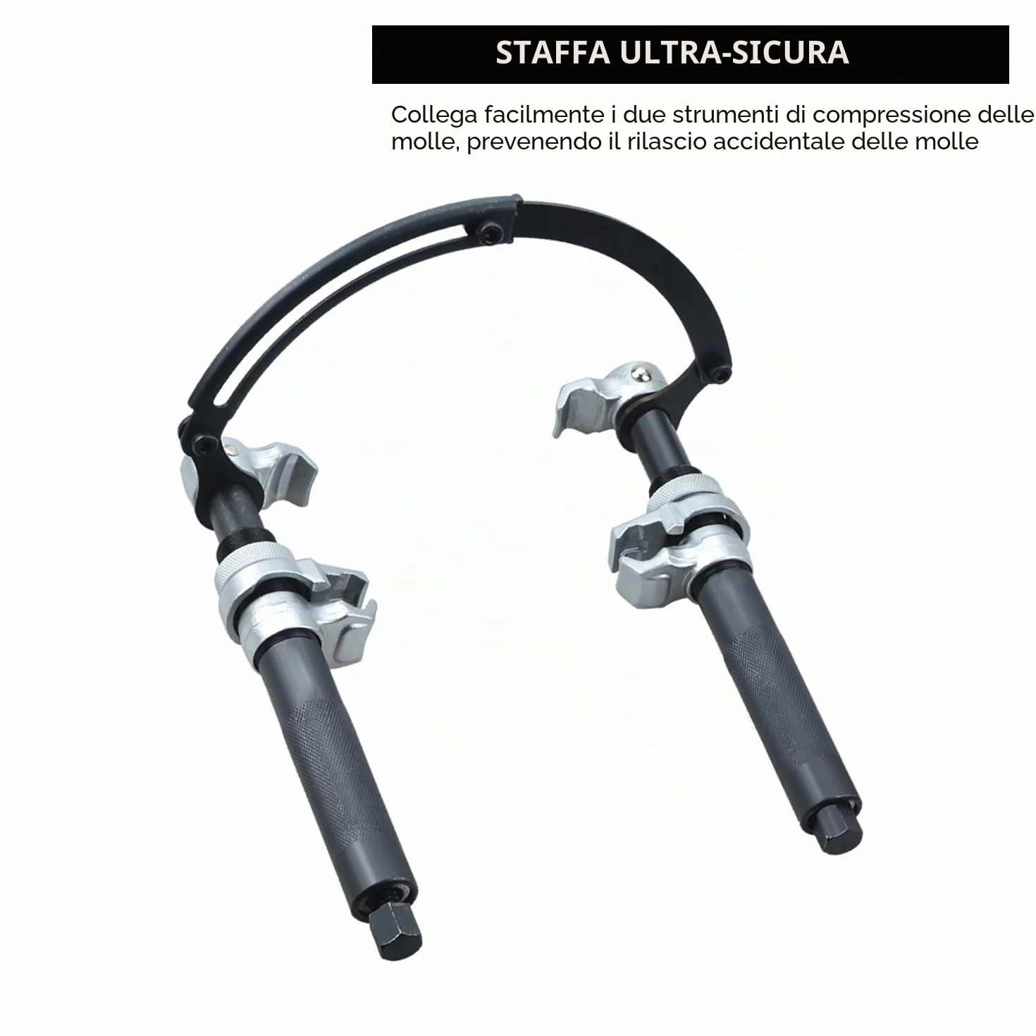 Set compressore molle ammortizzatori universale per auto 2 Pezzi capacità carico 1,2 T