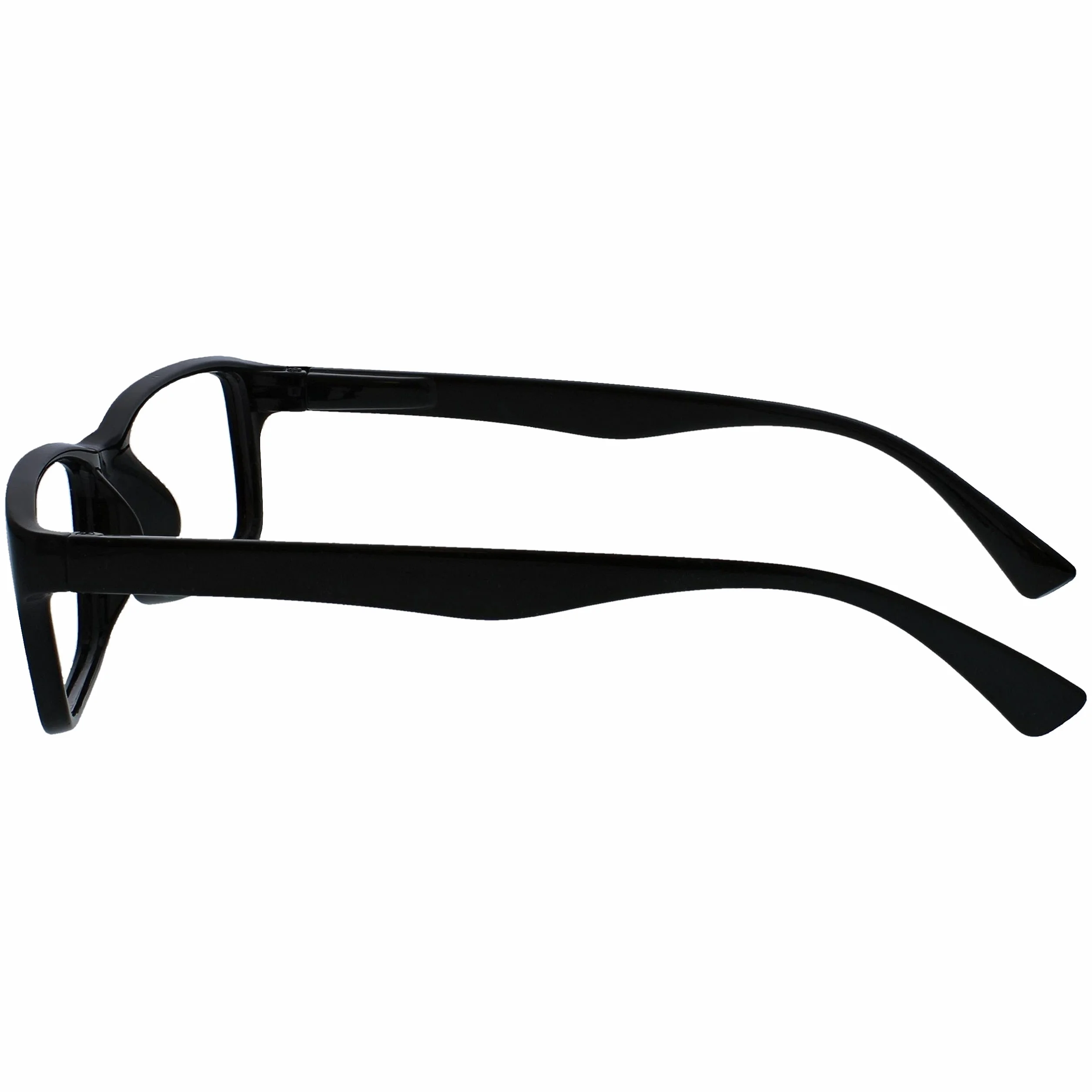 OPULIZE Nero Lettori Stile Designer Uomo Donna Uvr092Bk +1,00-50 Gr