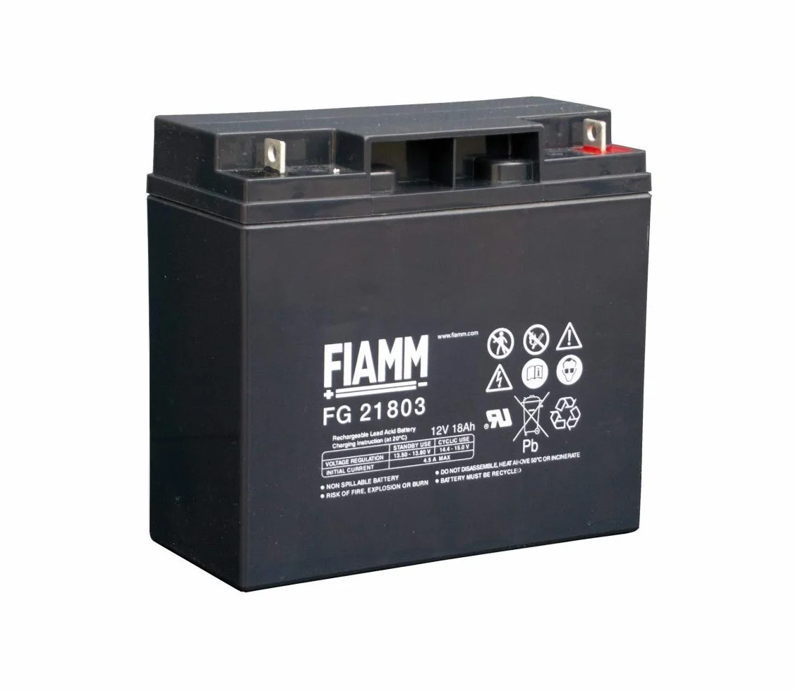 FIAMM Batterie au plomb rechargeable 12V 18Ah