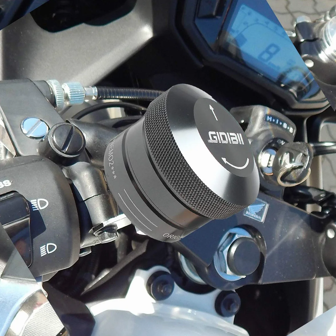 Olio lubrificante per catena moto, con controllo manuale automatico, parte della tazza dell'olio della moto (grigio)